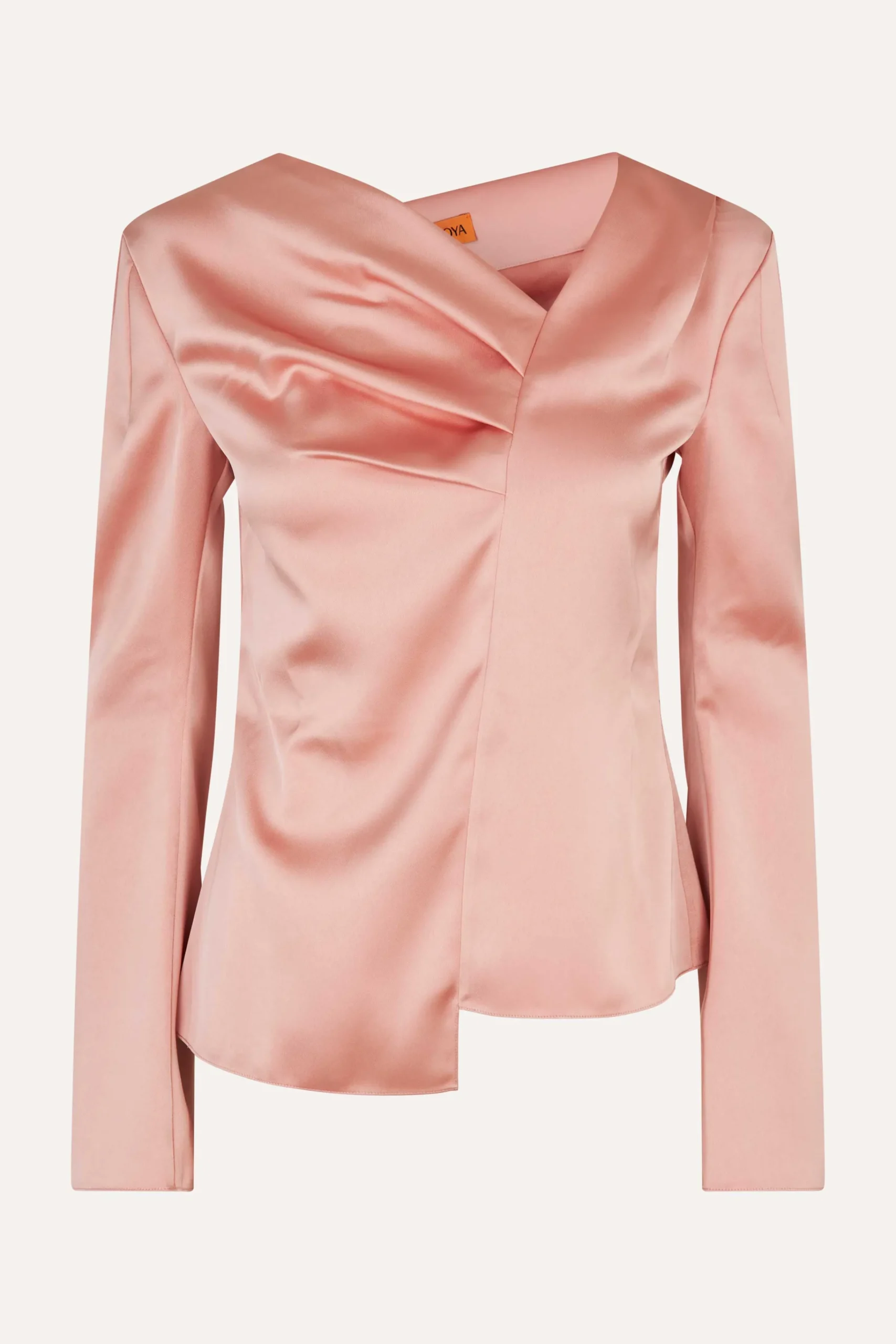 Asymmetrical Long Sleeve Top - Rose Tan-STINE GOYA Sale