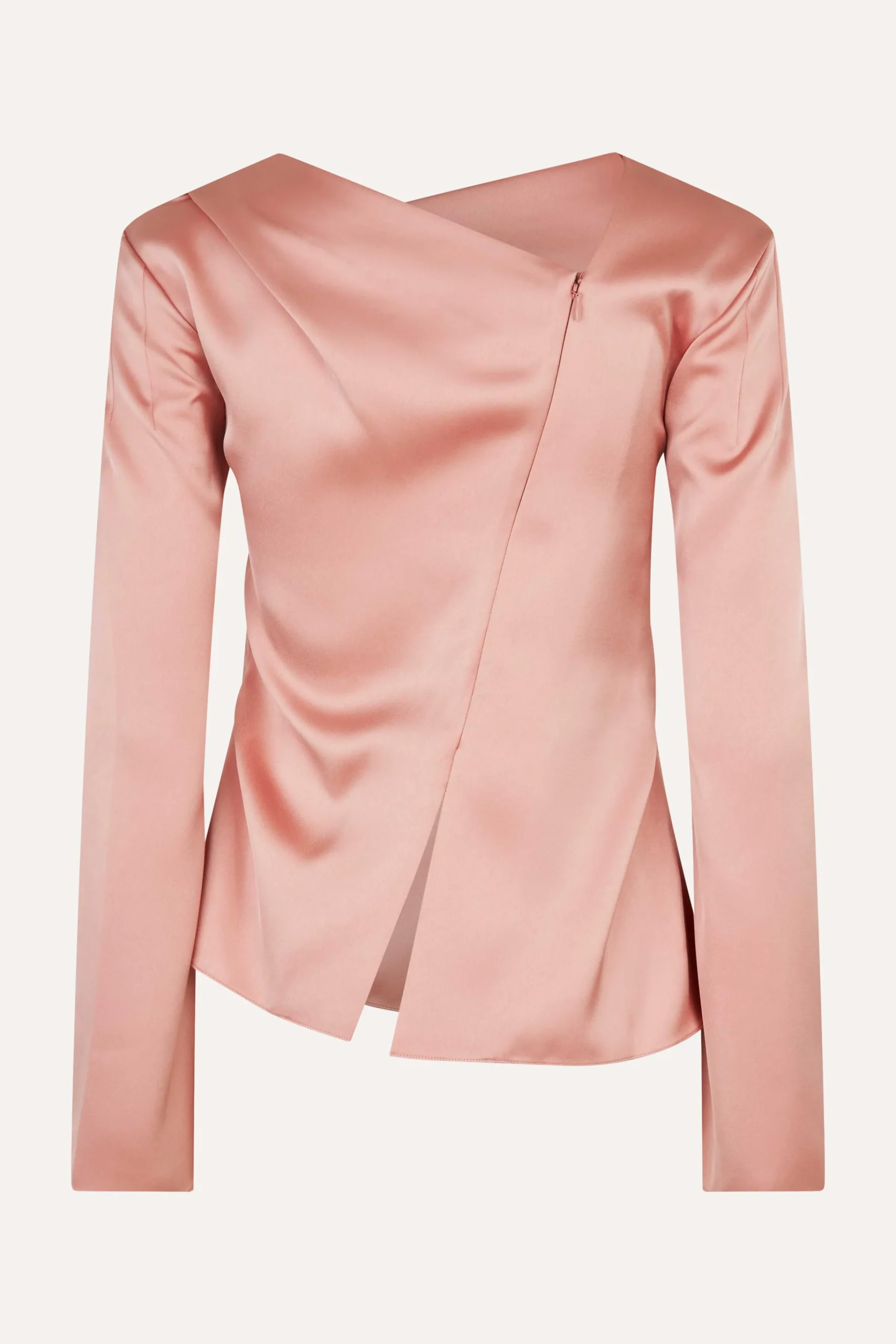 Asymmetrical Long Sleeve Top - Rose Tan-STINE GOYA Sale