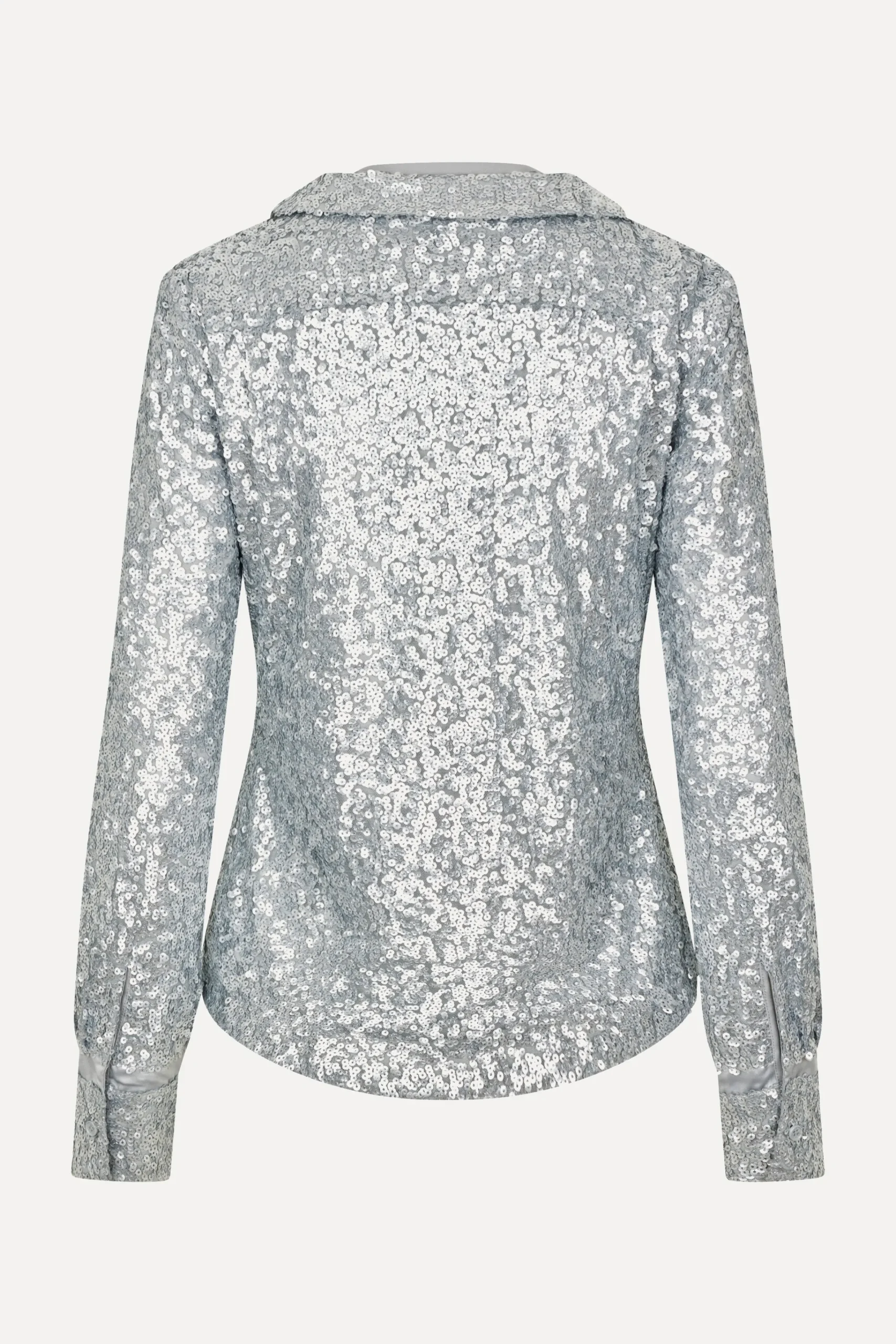 Double Collar Shirt - Steel Grey-STINE GOYA Outlet