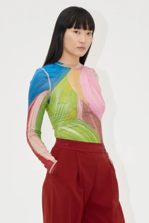 Elastic Long Sleeve Top --STINE GOYA Discount