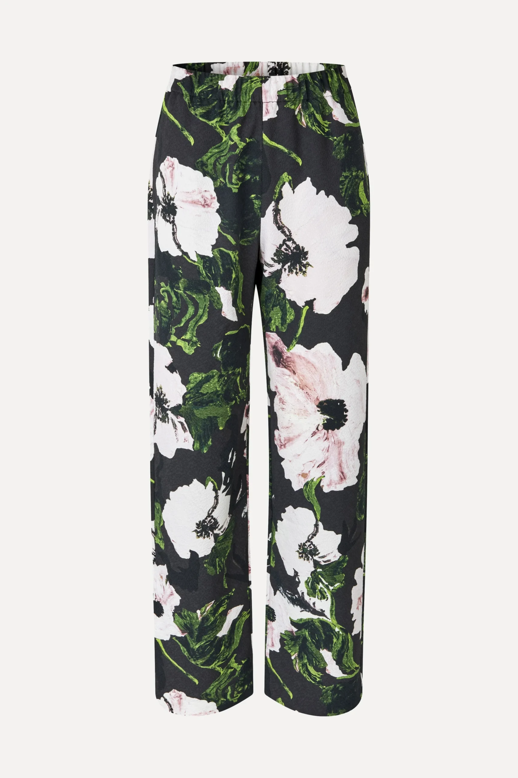 Elasticated Long Pants - Umber Windflower-STINE GOYA Clearance