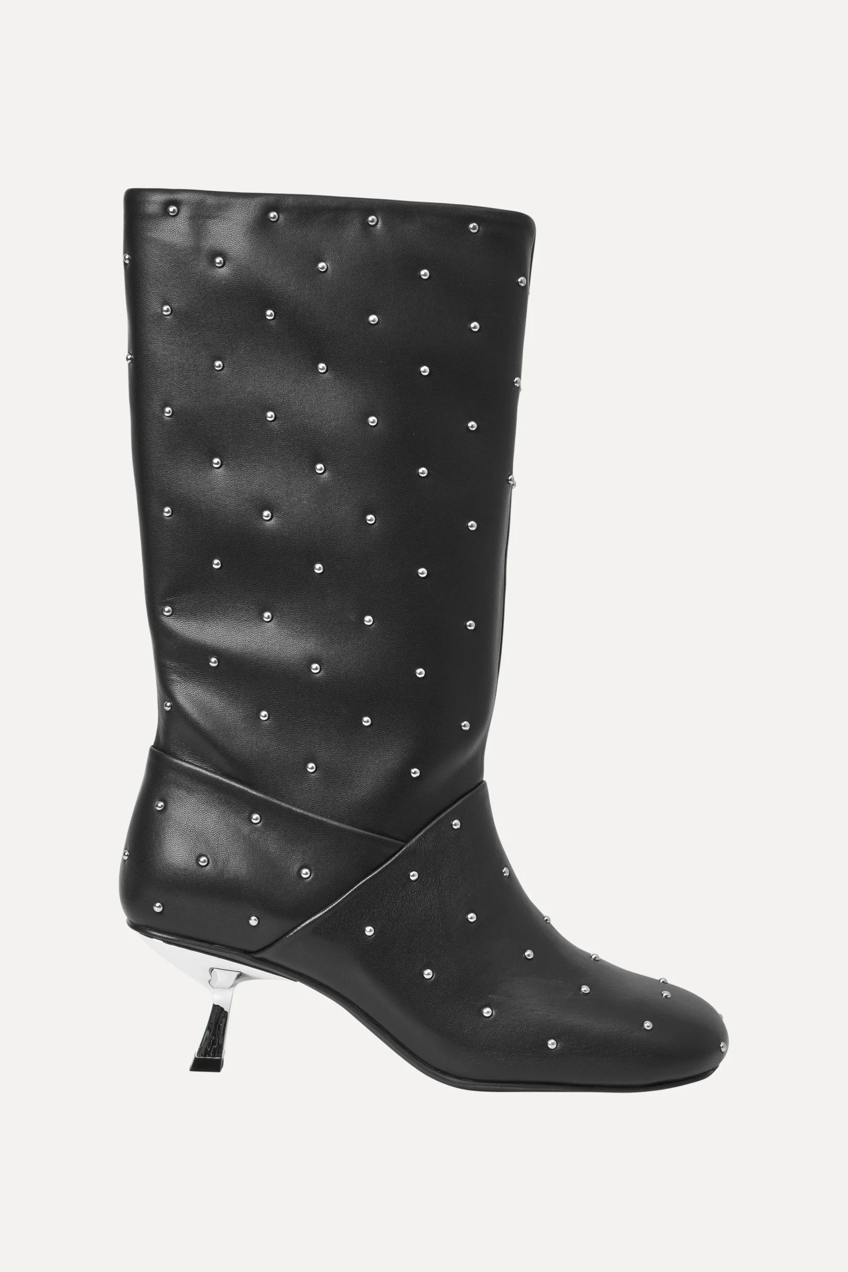 24H Studded Boot - Jet Black-STINE GOYA Discount