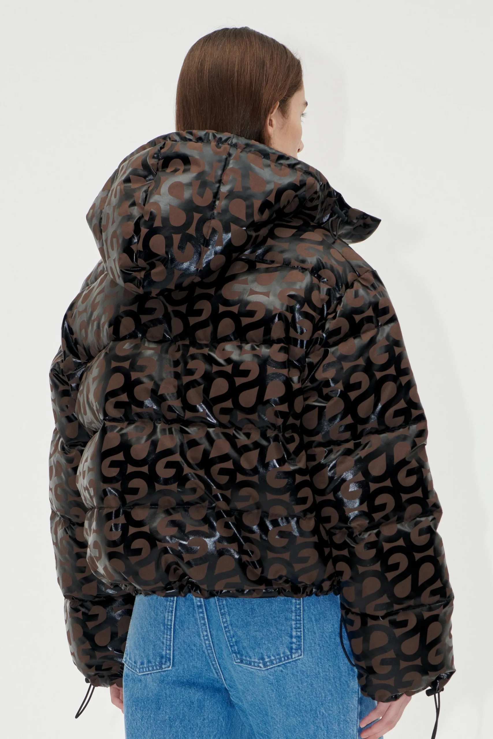 Hooded Long Sleeve Puffer - SG Logo-STINE GOYA Cheap