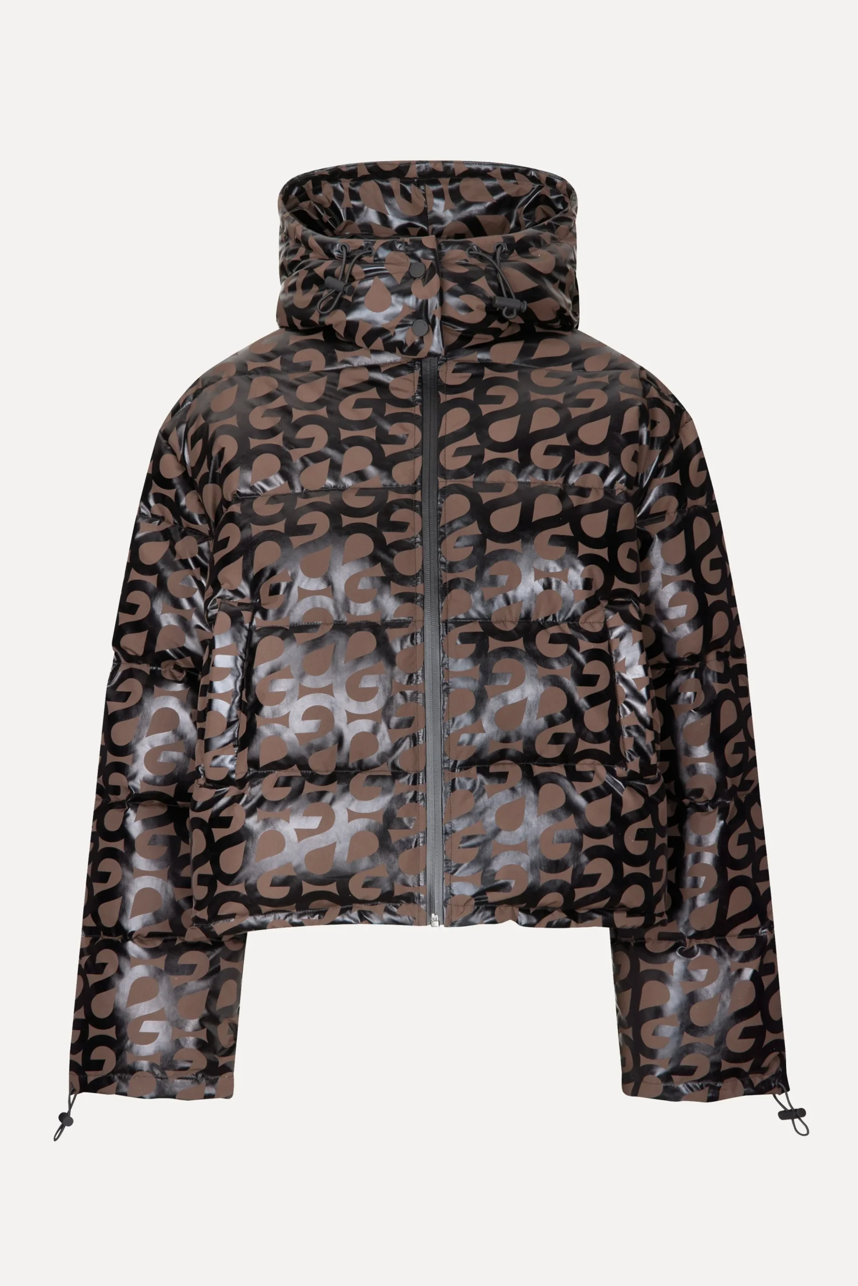 Hooded Long Sleeve Puffer - SG Logo-STINE GOYA Cheap