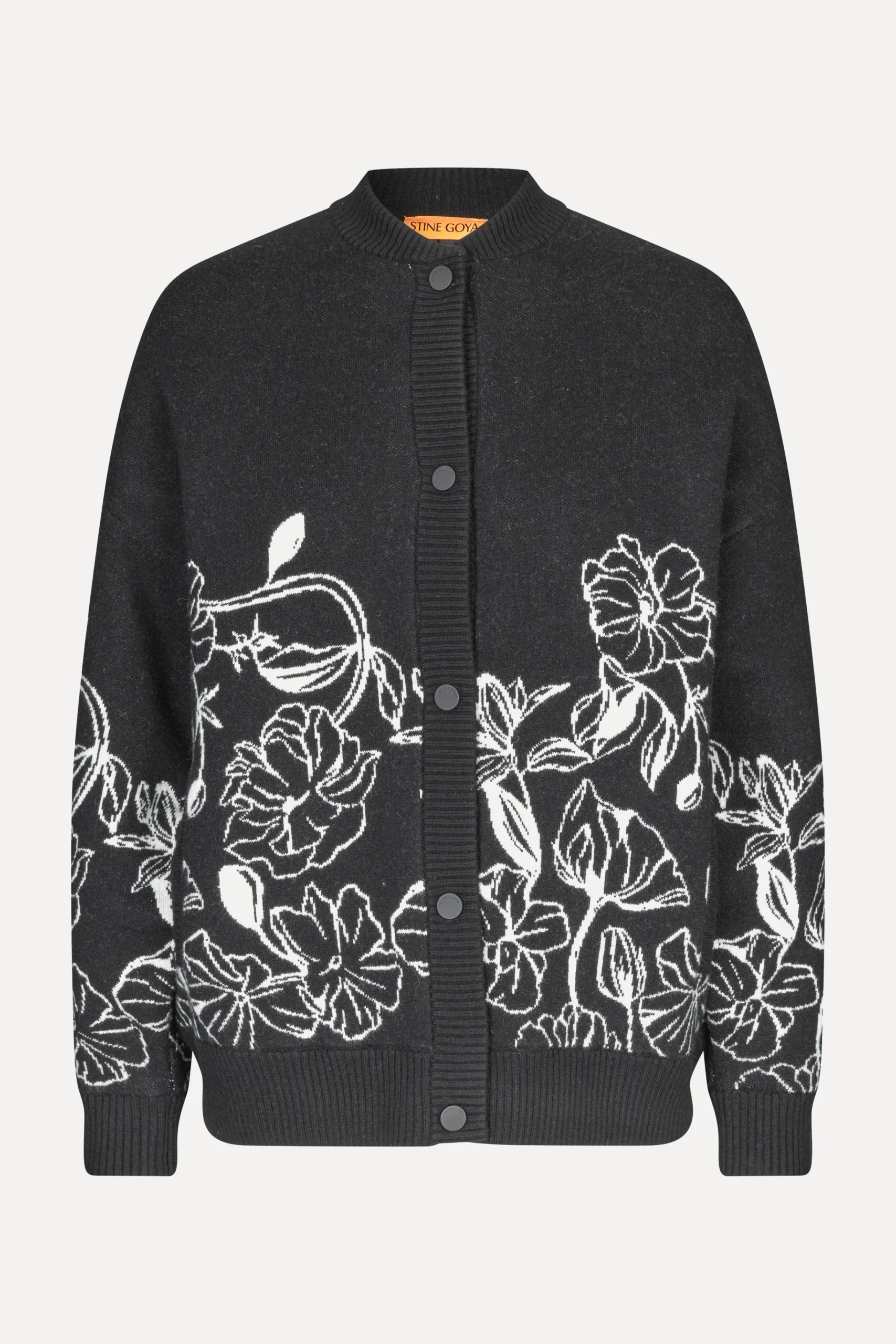 Long Sleeve Cardigan - Eccentric Floral-STINE GOYA Online