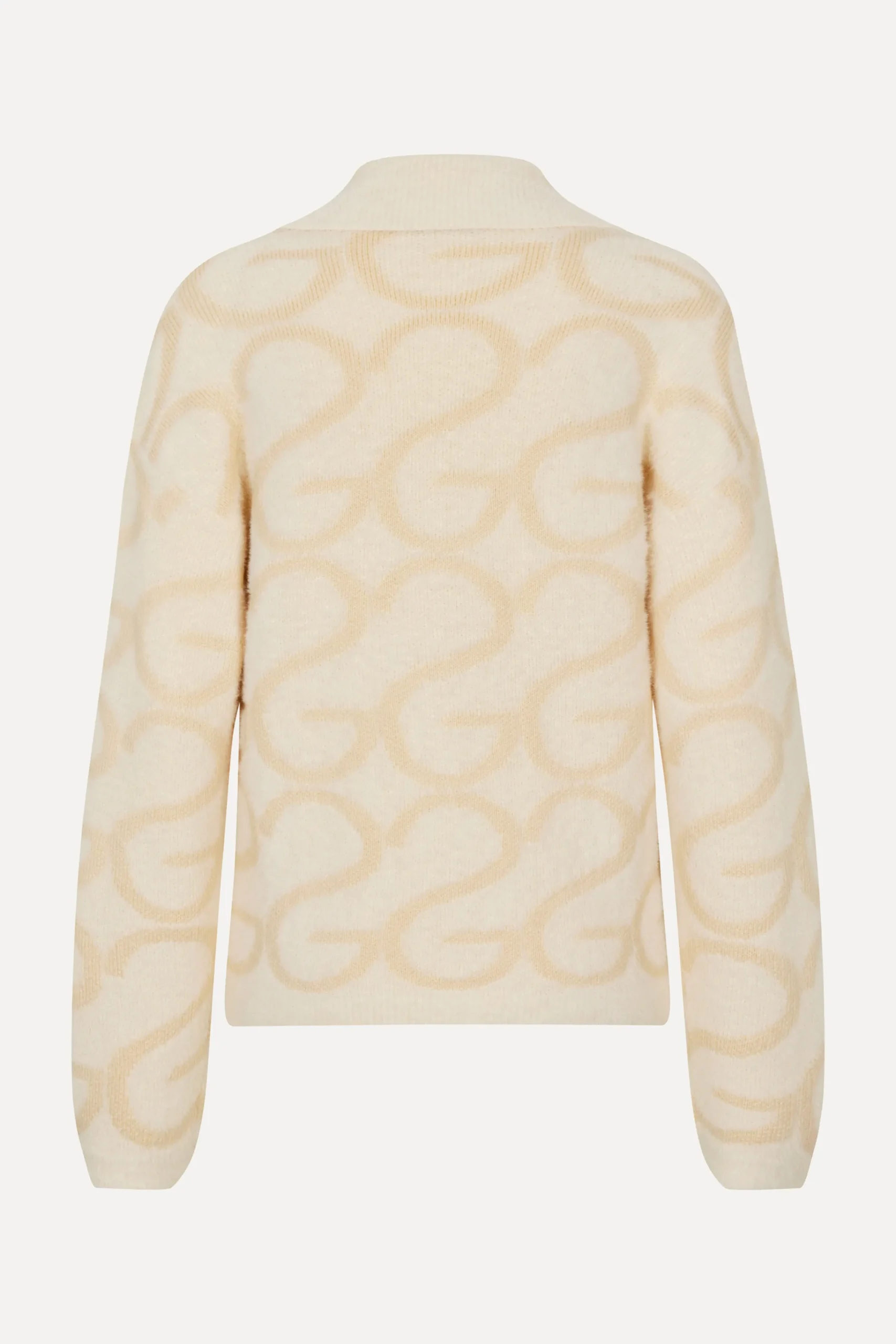 Long Sleeve Cropped Cardigan - SG Monogram-STINE GOYA Flash Sale