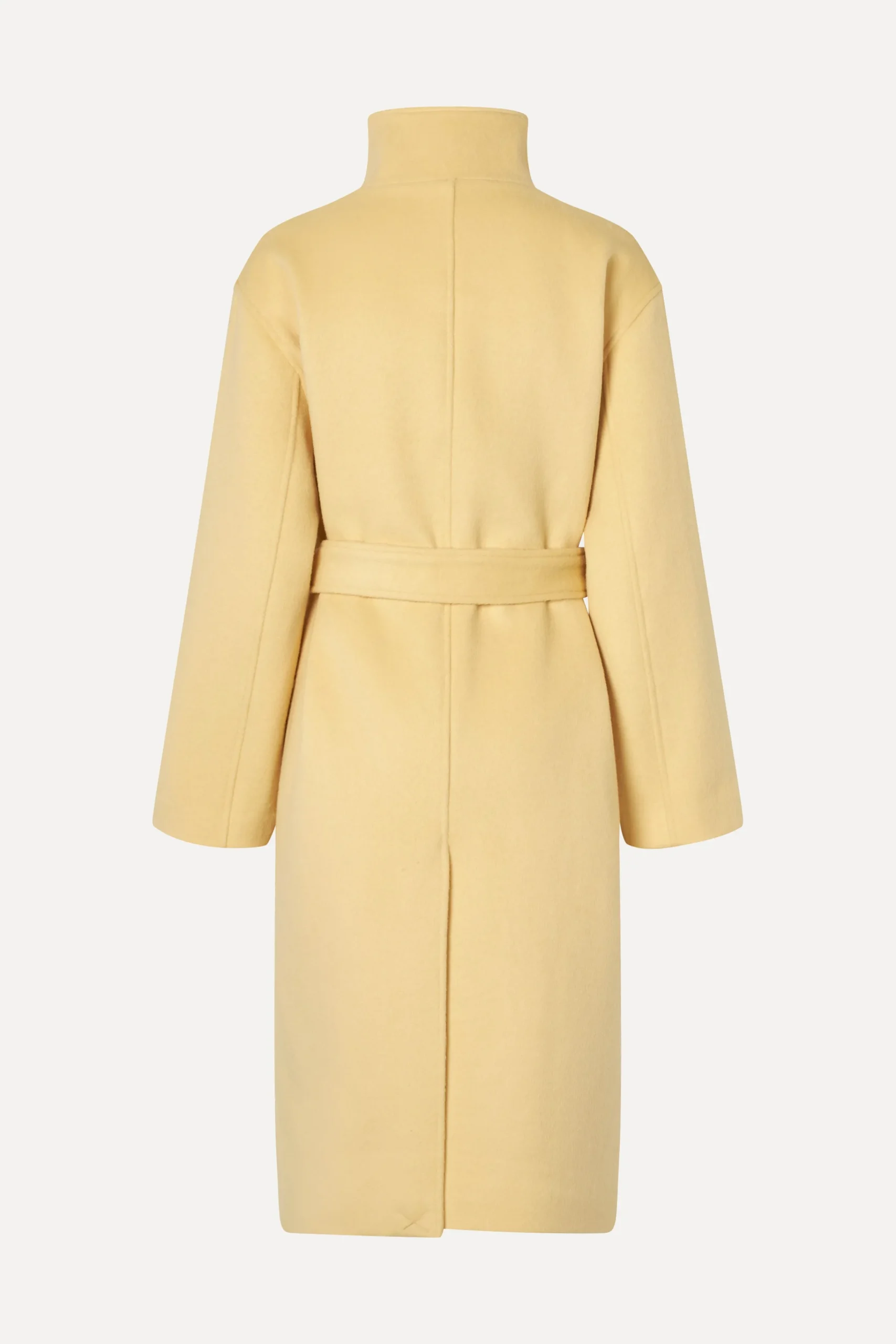Long Sleeve High Collar Coat - Butter Milk-STINE GOYA Cheap