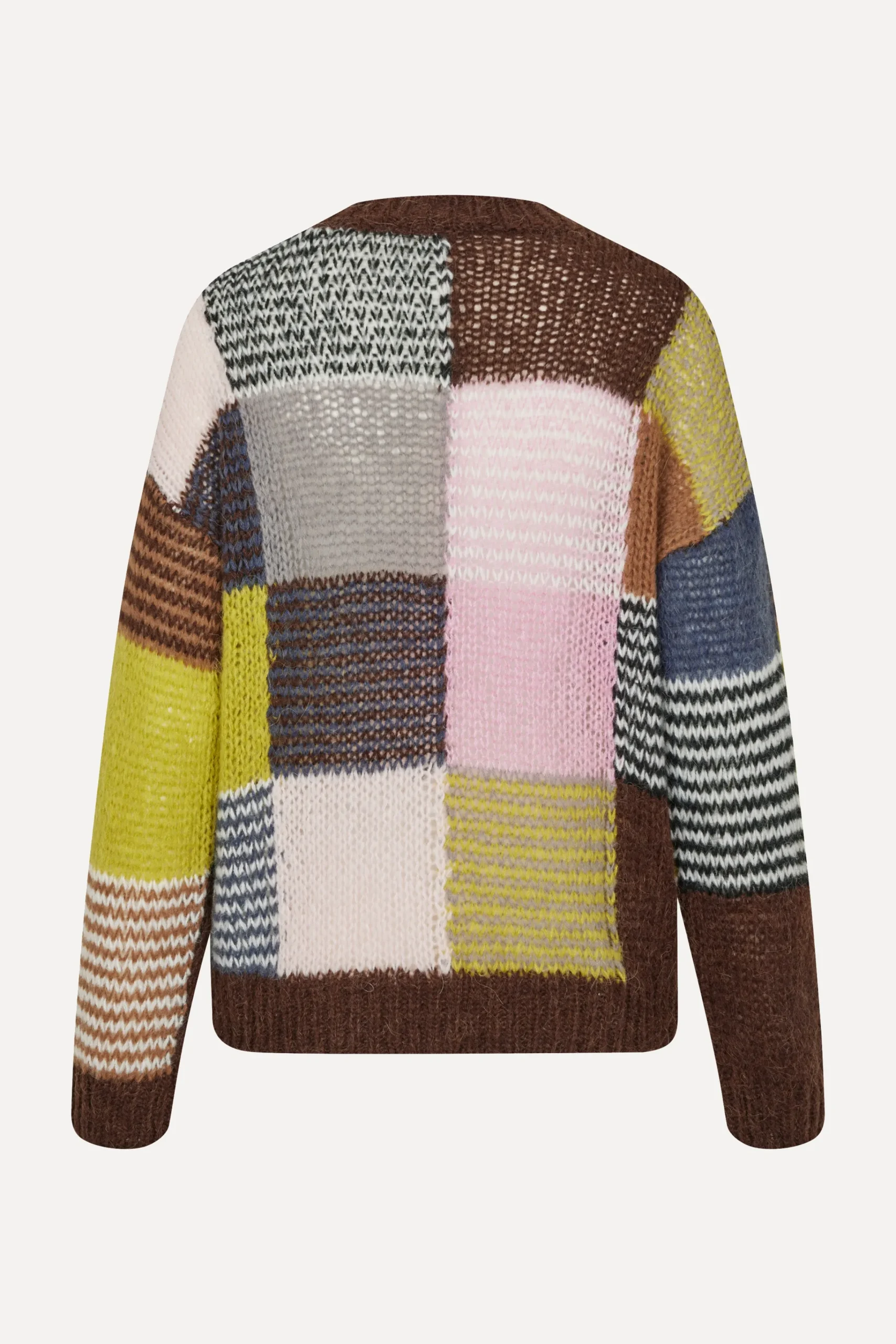 Long Sleeve Jumper - Multi Checks-STINE GOYA Sale