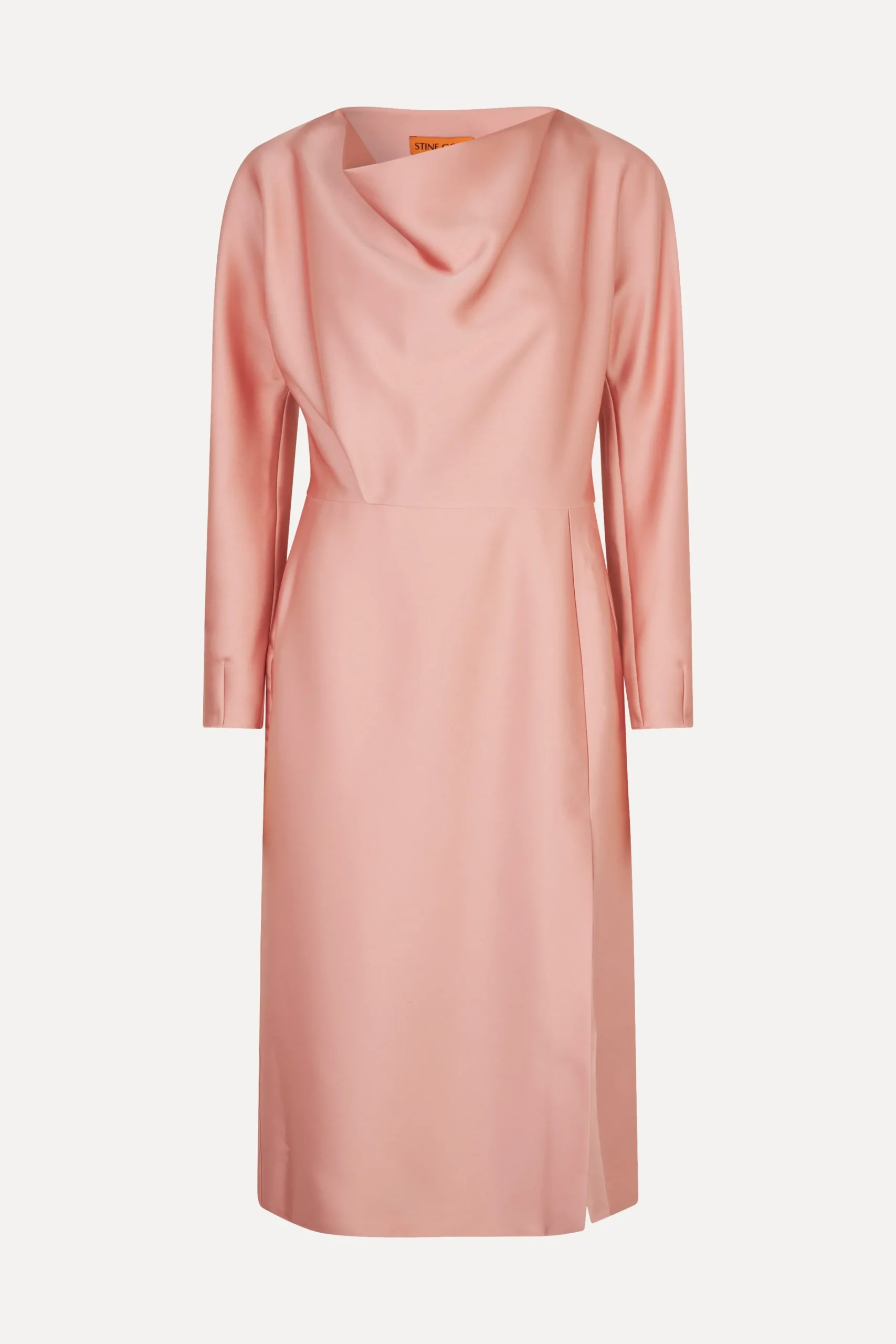 Long Sleeve Midi Dress - Rose Tan-STINE GOYA Store