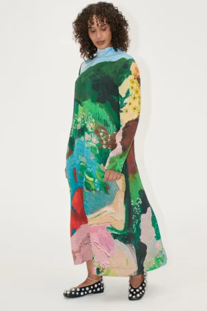 Long Sleeve Midi Dress - Summer House-STINE GOYA Hot
