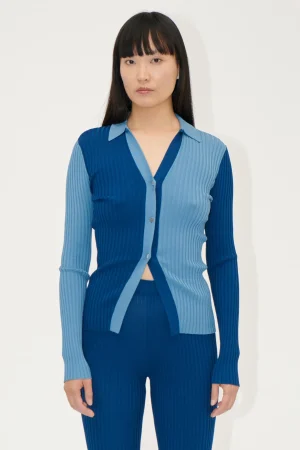 Long Sleeve Polo - Blue Jean-STINE GOYA Online