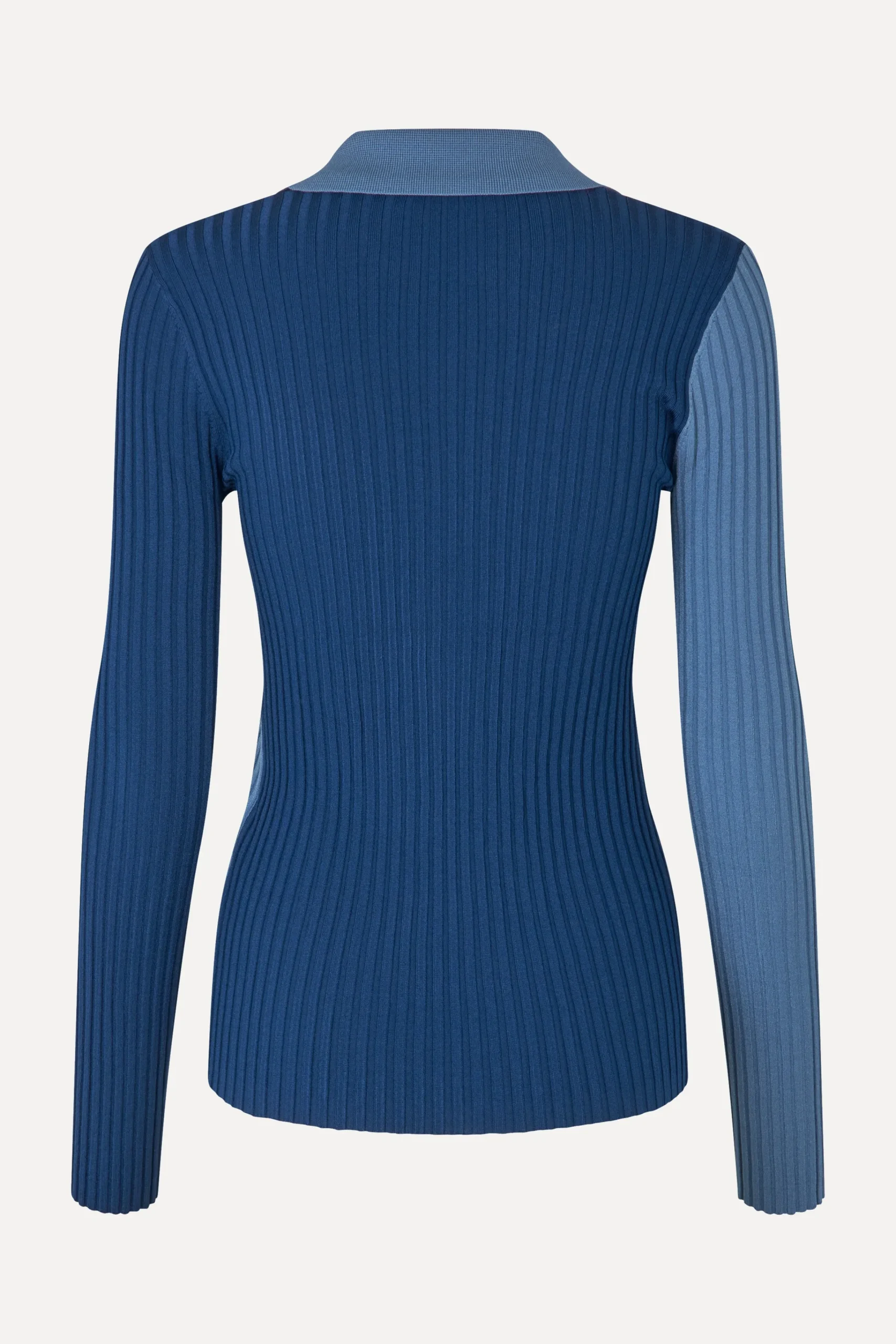 Long Sleeve Polo - Blue Jean-STINE GOYA Online