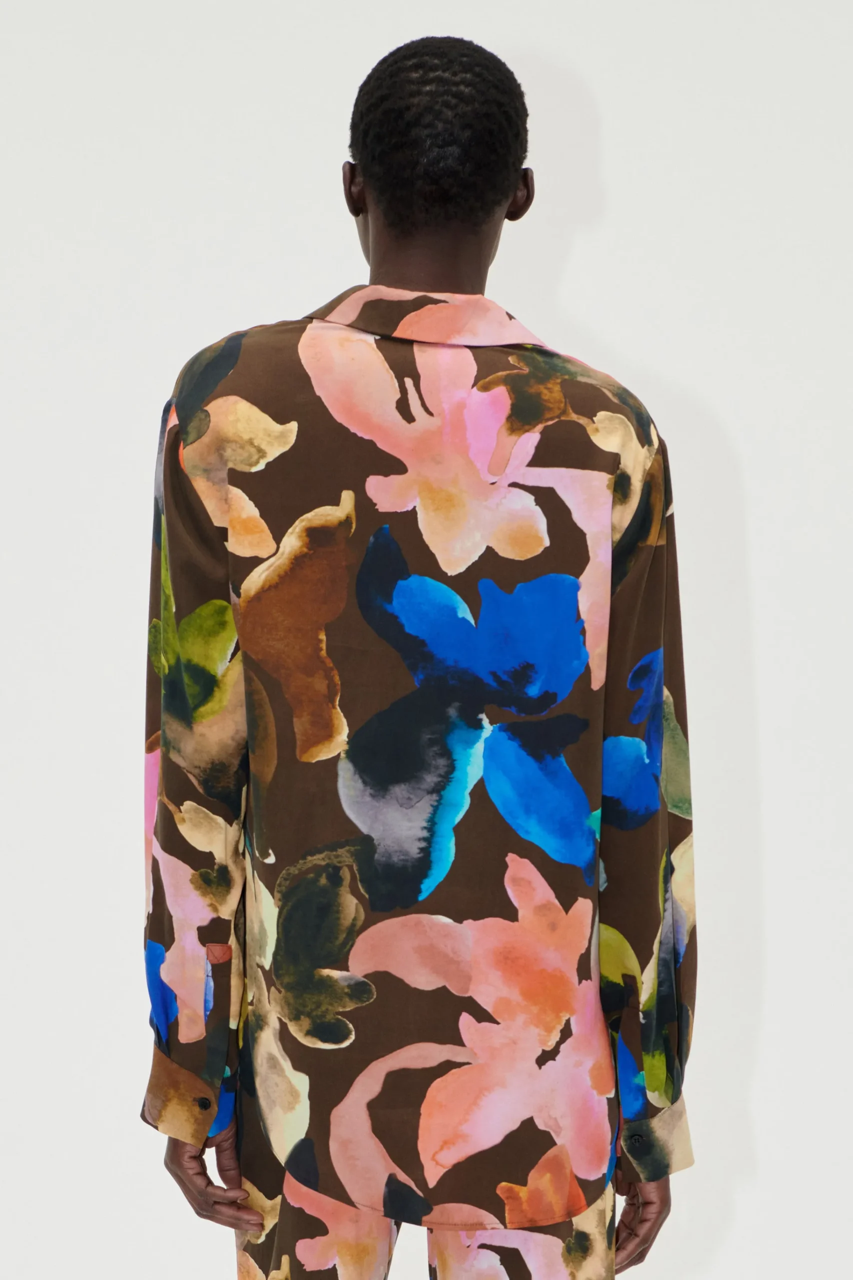 Long Sleeve Shirt - Aquarelle Garden-STINE GOYA Discount