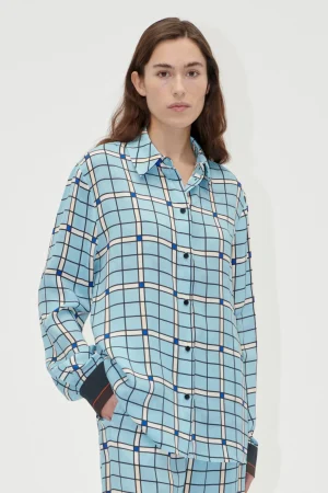 Long Sleeve Shirt - Window Check-STINE GOYA Discount