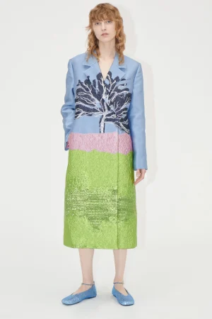 Long Sleeve Straight Coat --STINE GOYA Cheap
