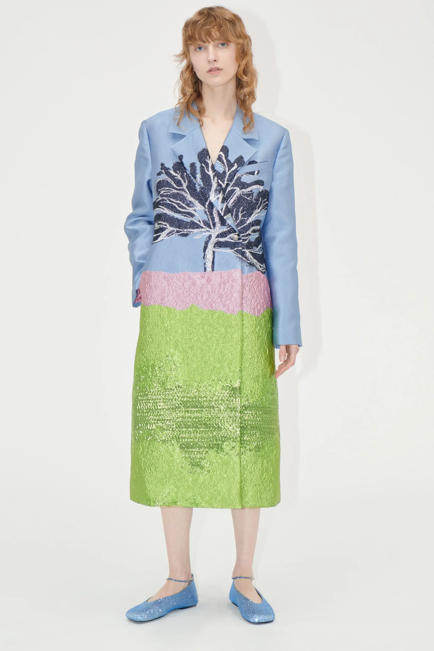Long Sleeve Straight Coat --STINE GOYA Cheap