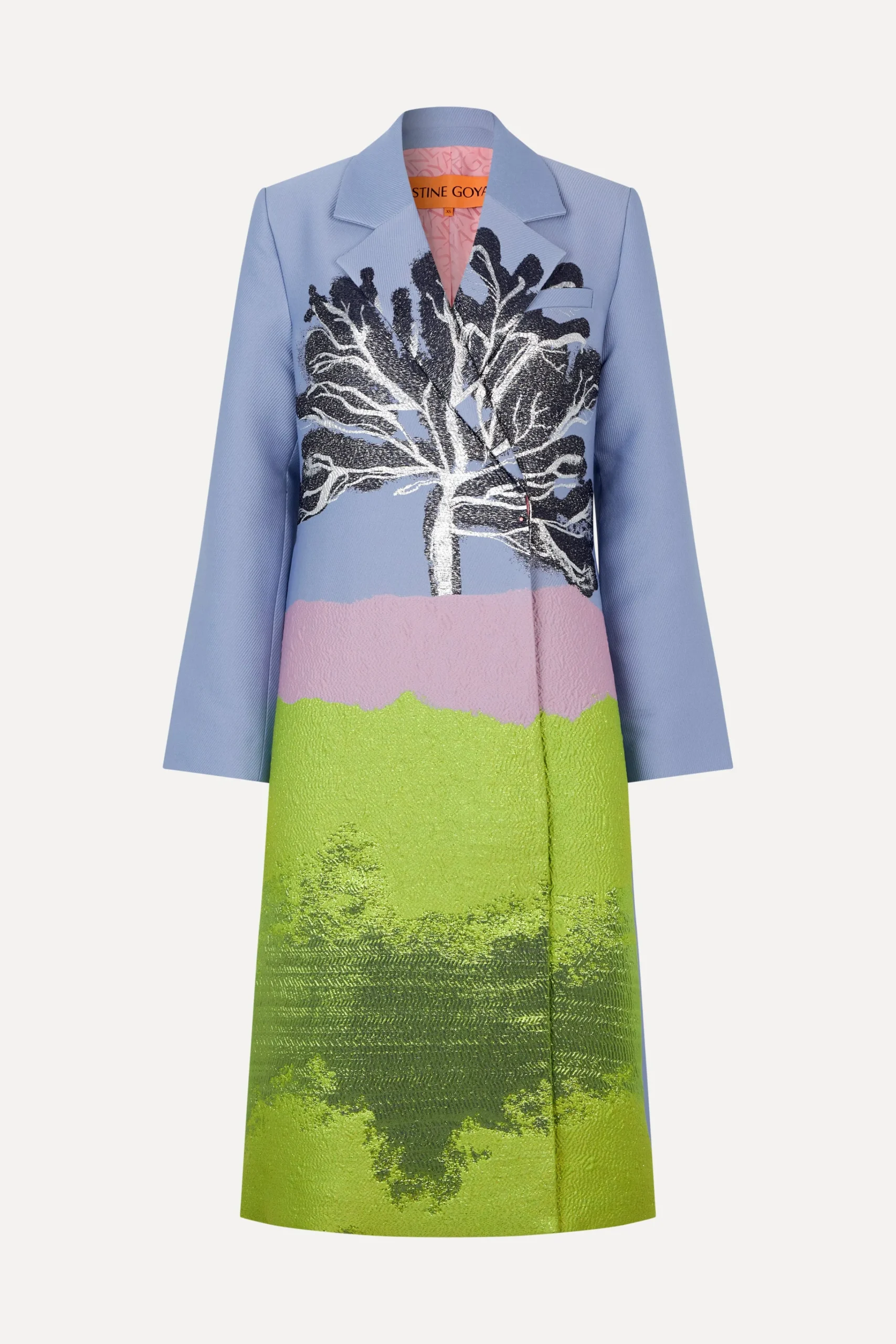 Long Sleeve Straight Coat --STINE GOYA Cheap
