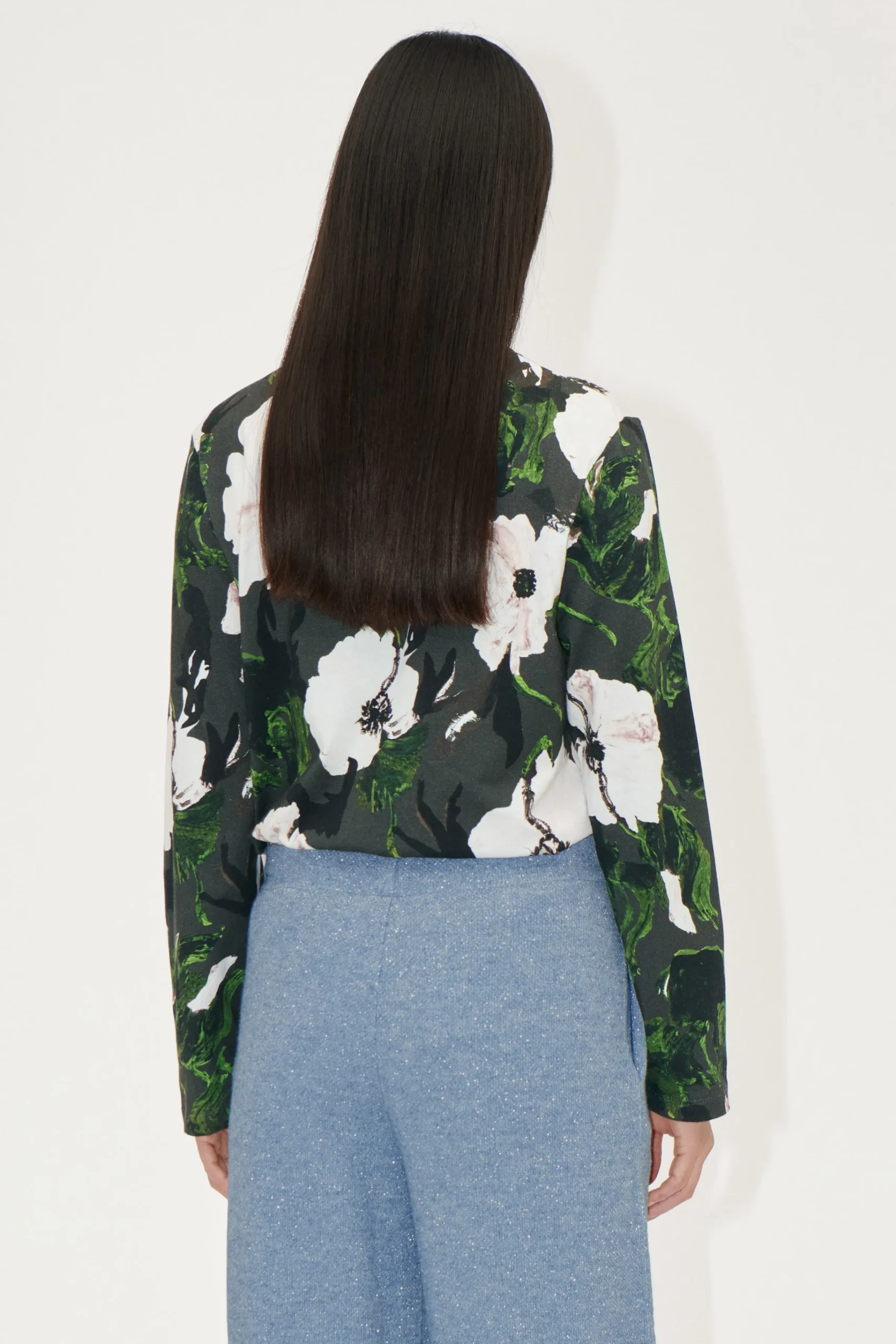 Long Sleeve Top - Umber Windflower-STINE GOYA Best Sale