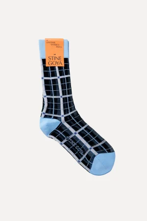 Long Socks - Window Check-STINE GOYA Discount