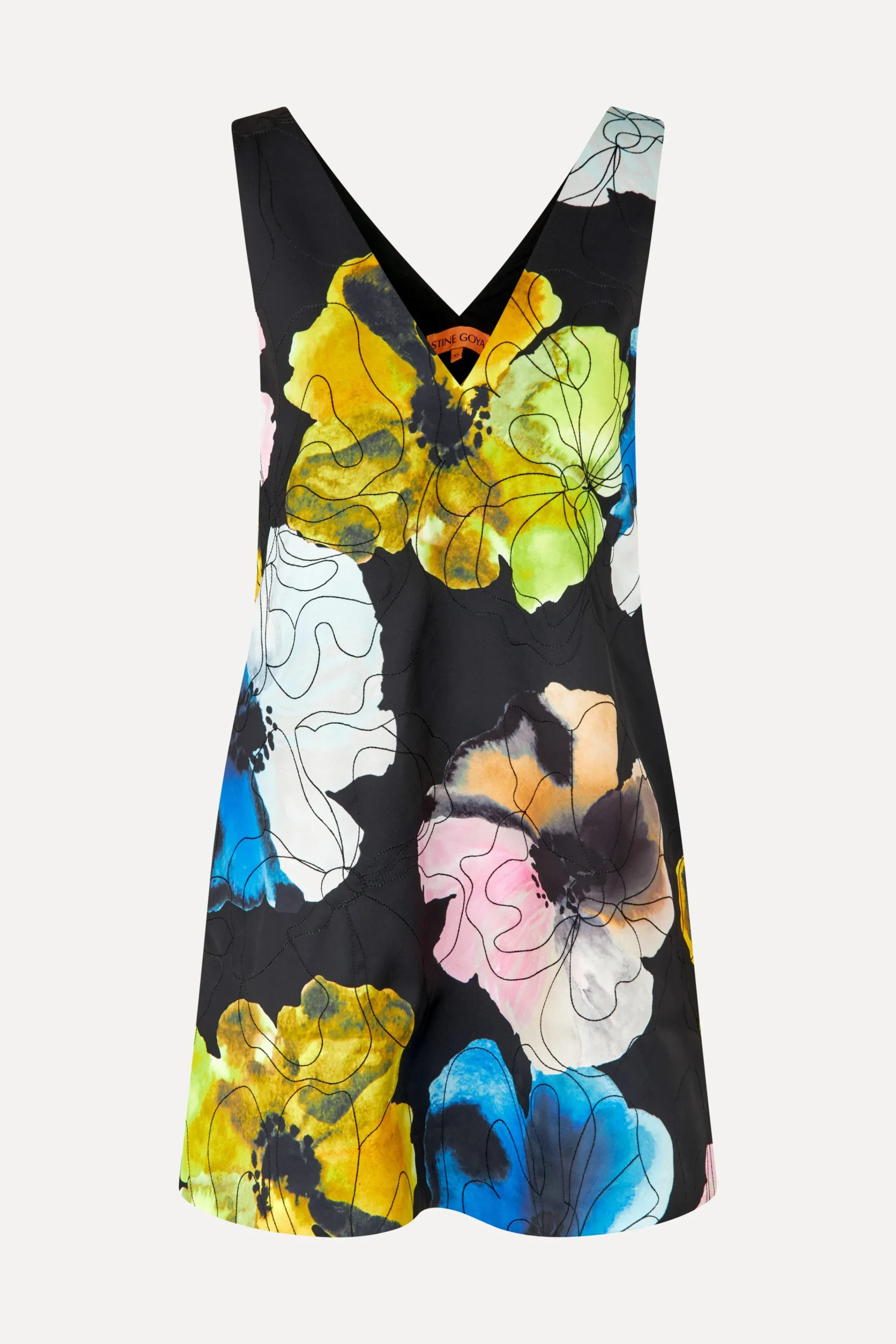 Mini Dress - Watercolor Bloom-STINE GOYA Shop