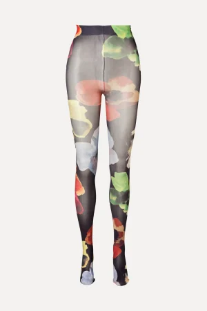 Nylon Stockings - Watercolor Bloom-STINE GOYA Online