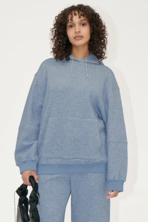 Oversize Casual Hoodie - Infinity Blue-STINE GOYA Best Sale
