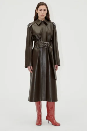 Oversized Trenchcoat With Buckle Belt --STINE GOYA Best Sale