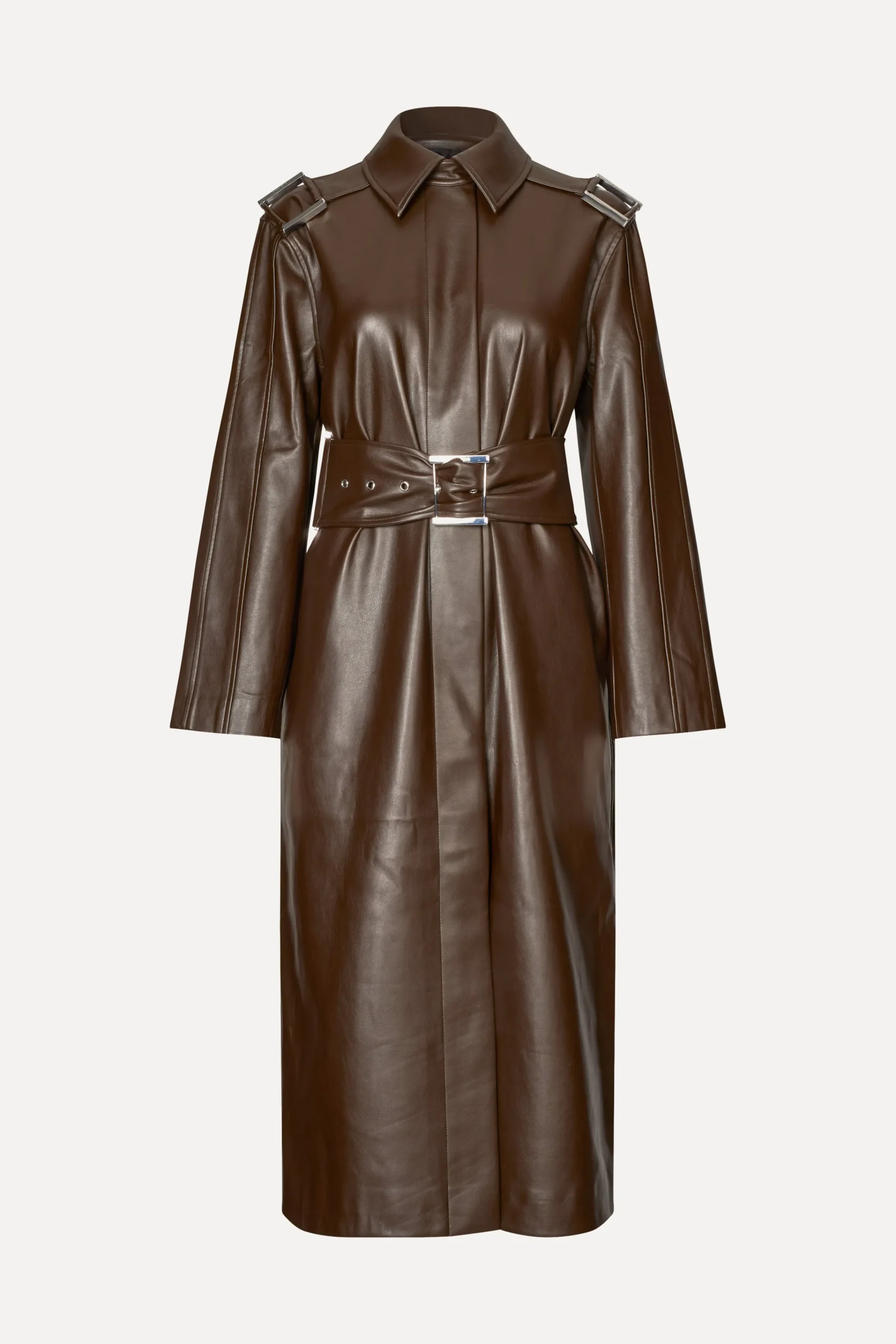 Oversized Trenchcoat With Buckle Belt --STINE GOYA Best Sale