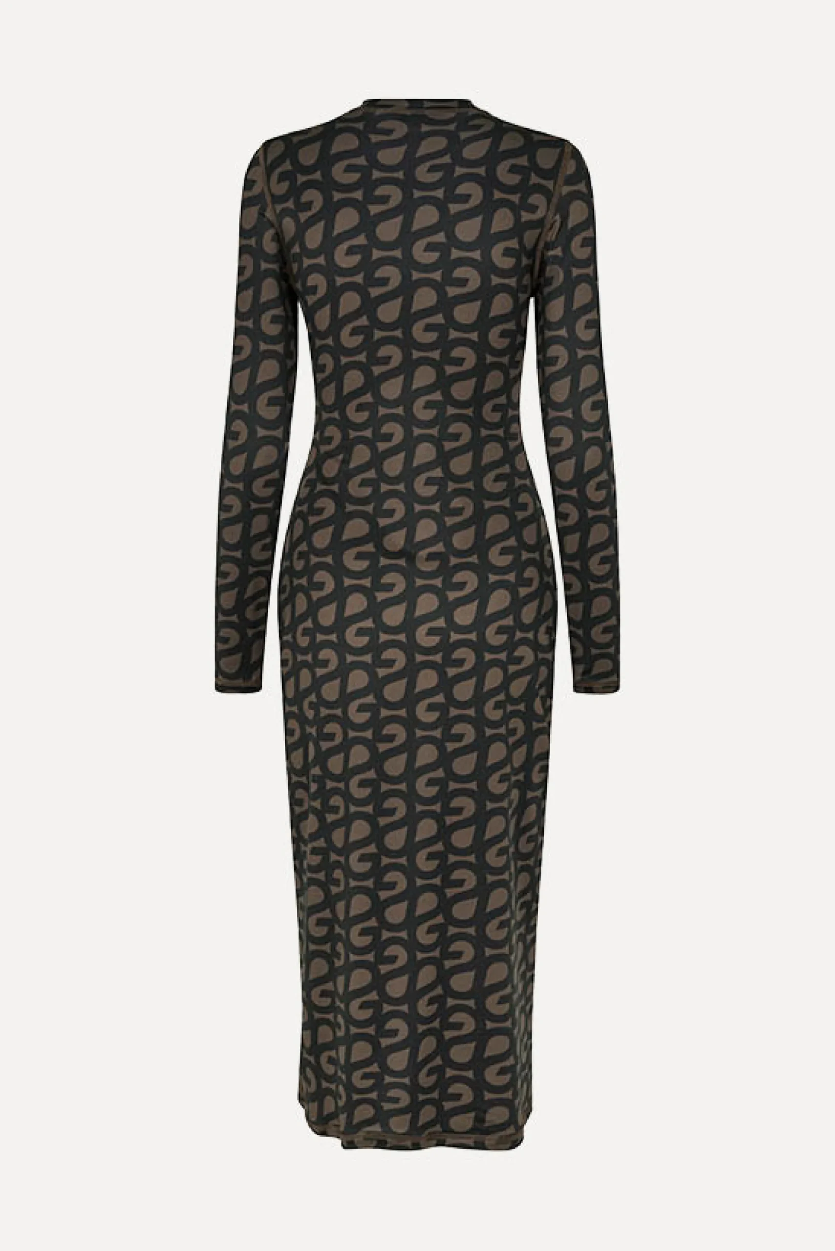 Pullover Long Sleeve Midi Dress - SG Logo-STINE GOYA New