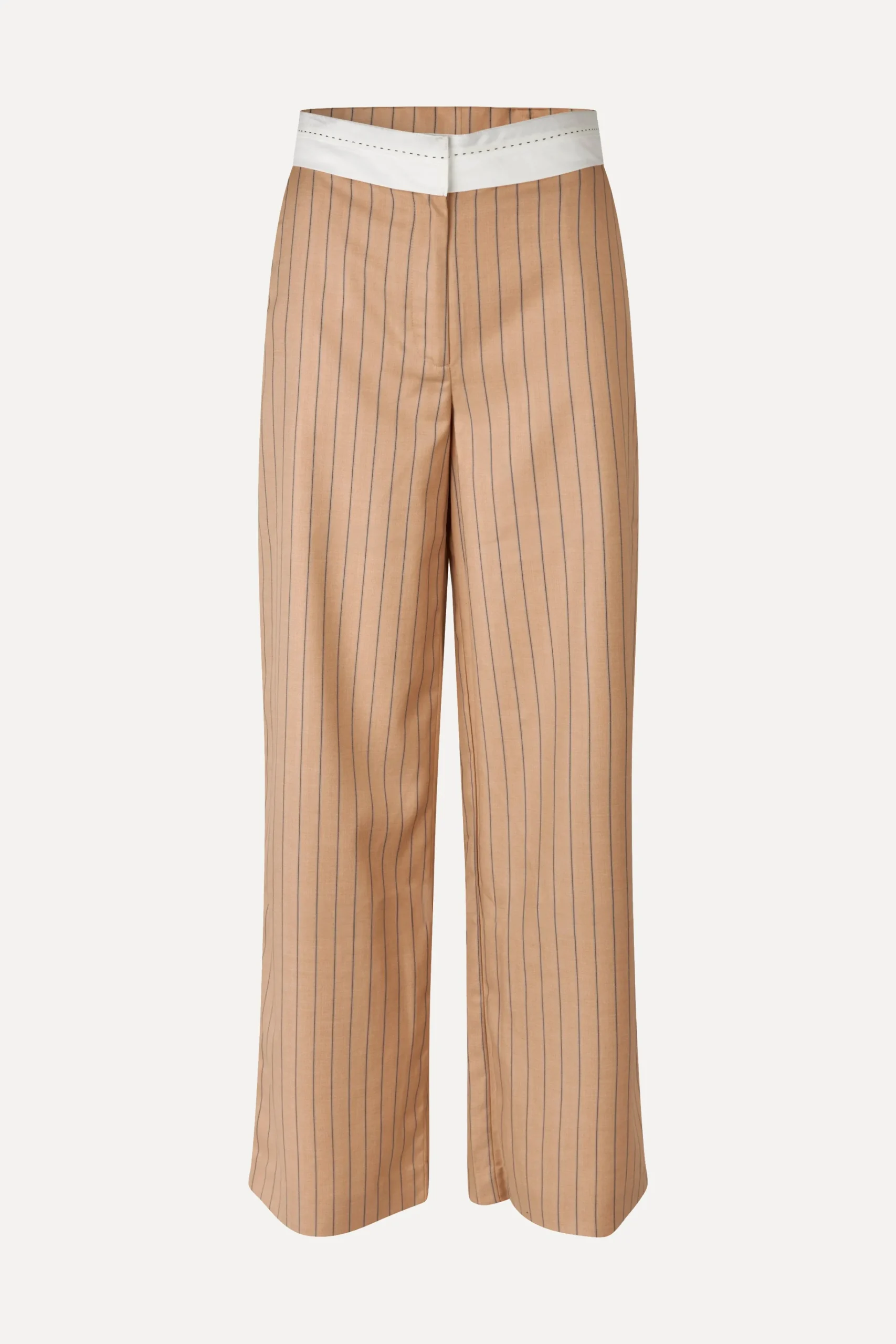 Reversed Wide Leg Pants - Multi Stripes-STINE GOYA Outlet