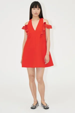 Ruffle Sleeve Mini Dress --STINE GOYA Sale