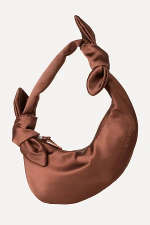 Satin Knotted Satchel --STINE GOYA Best