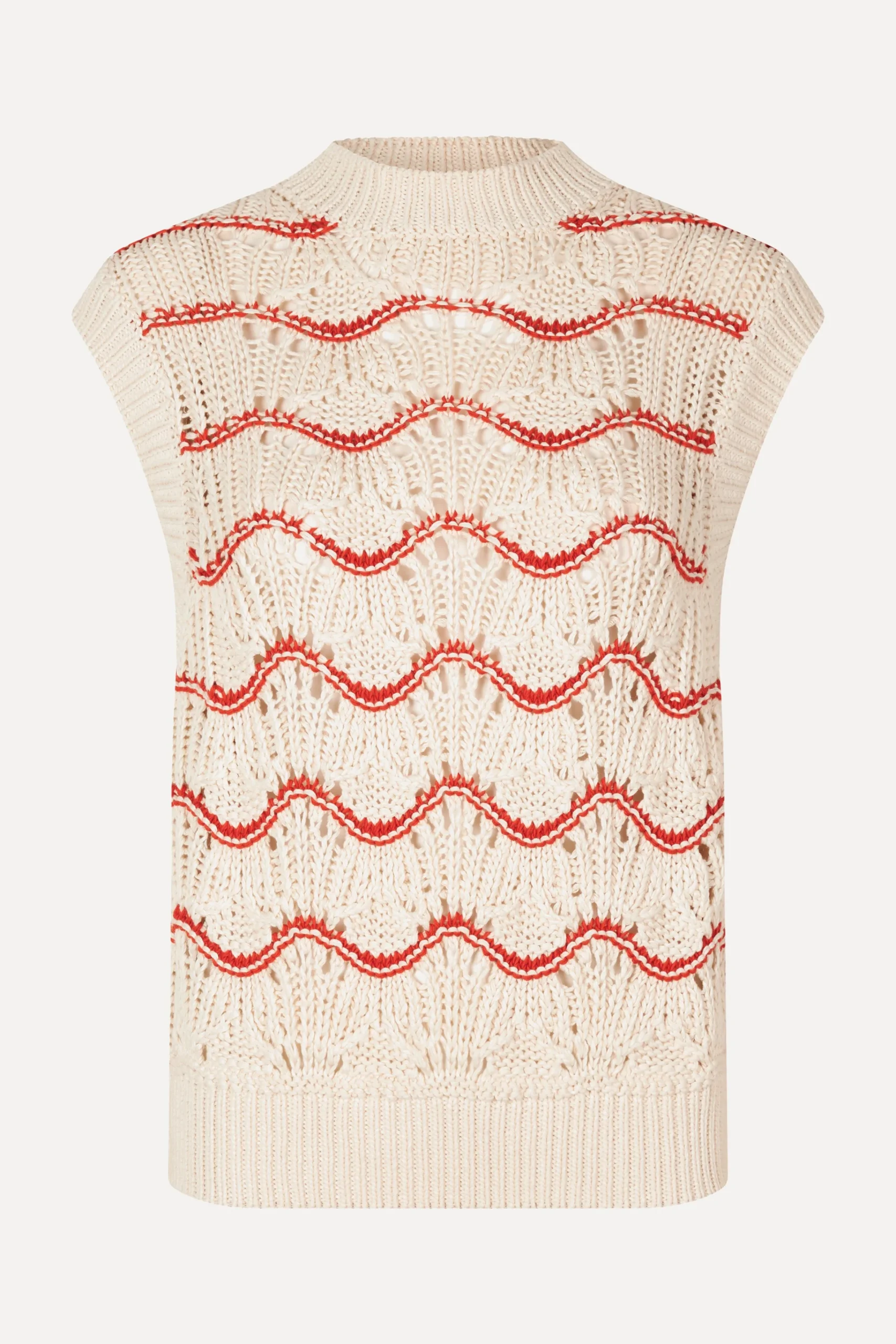 SGAsger Vest - Orange Waves-STINE GOYA Cheap