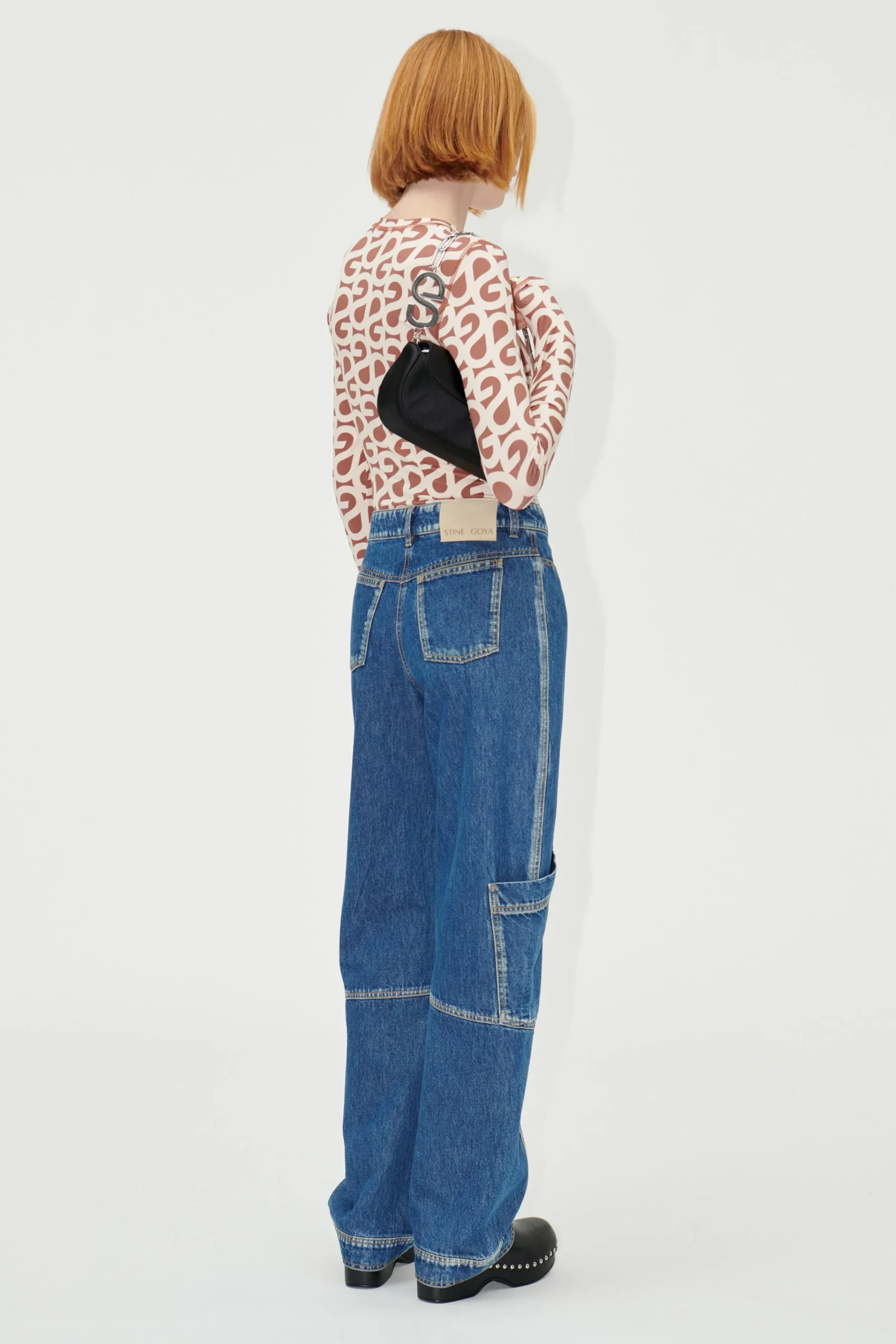 SGDion Denim Pants - Trompe L'oeil-STINE GOYA Discount