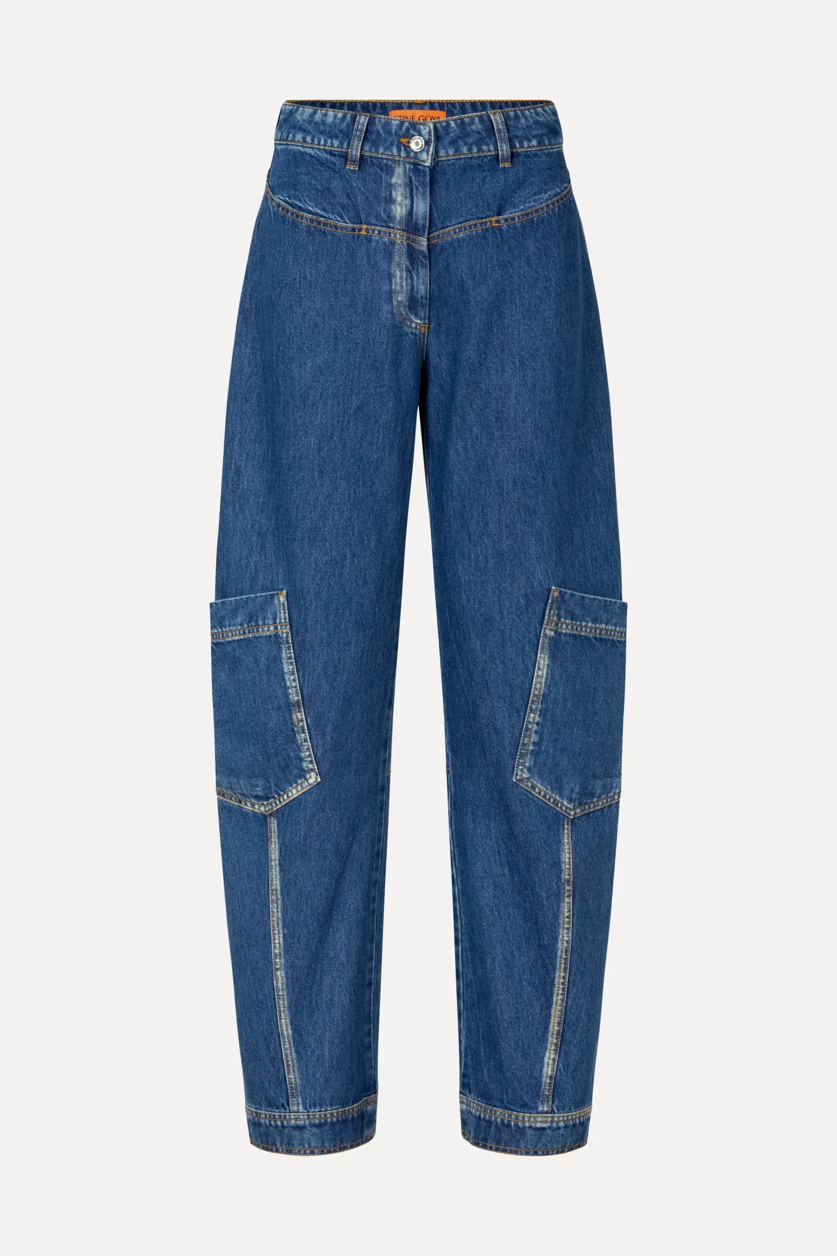 SGDion Denim Pants - Trompe L'oeil-STINE GOYA Discount