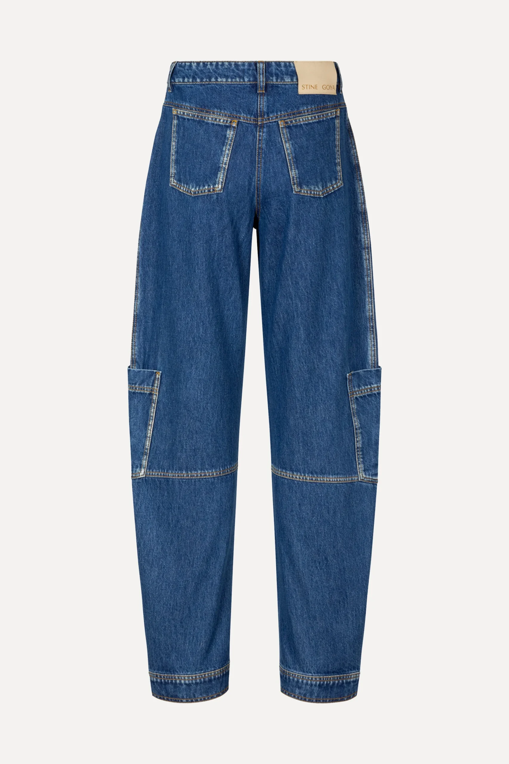 SGDion Denim Pants - Trompe L'oeil-STINE GOYA Discount