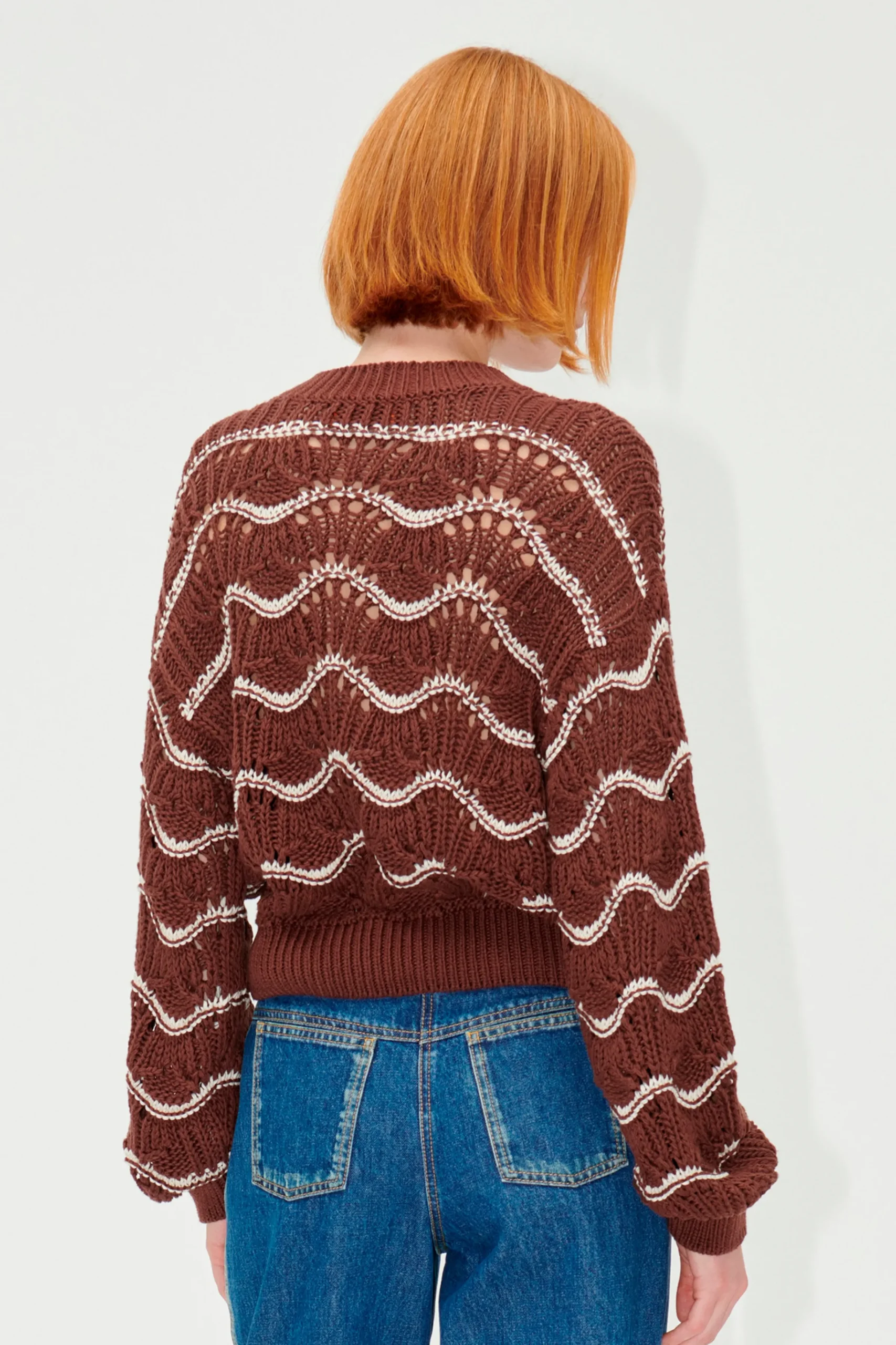SGDirch Jumper - Cream Waves-STINE GOYA Hot
