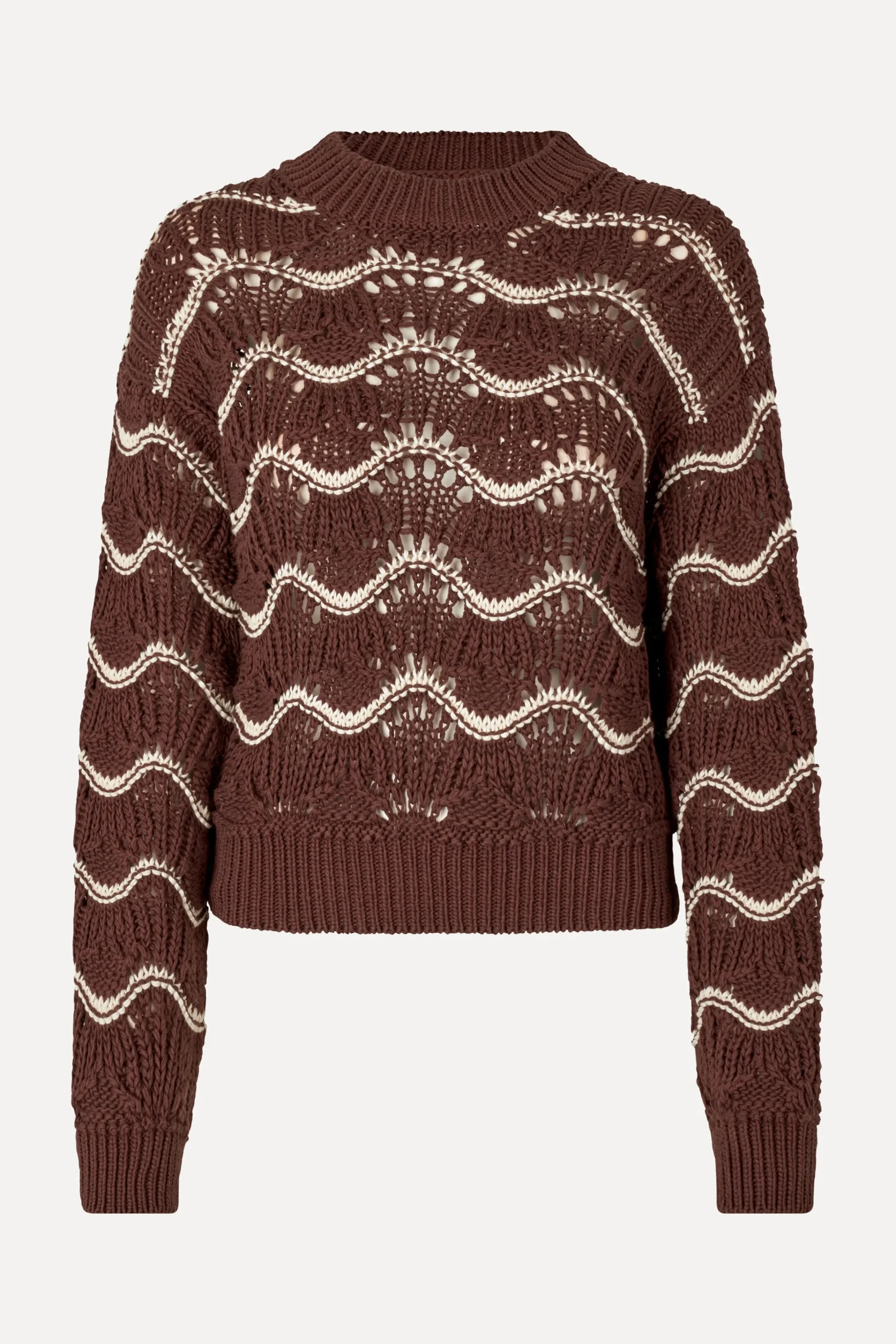 SGDirch Jumper - Cream Waves-STINE GOYA Hot