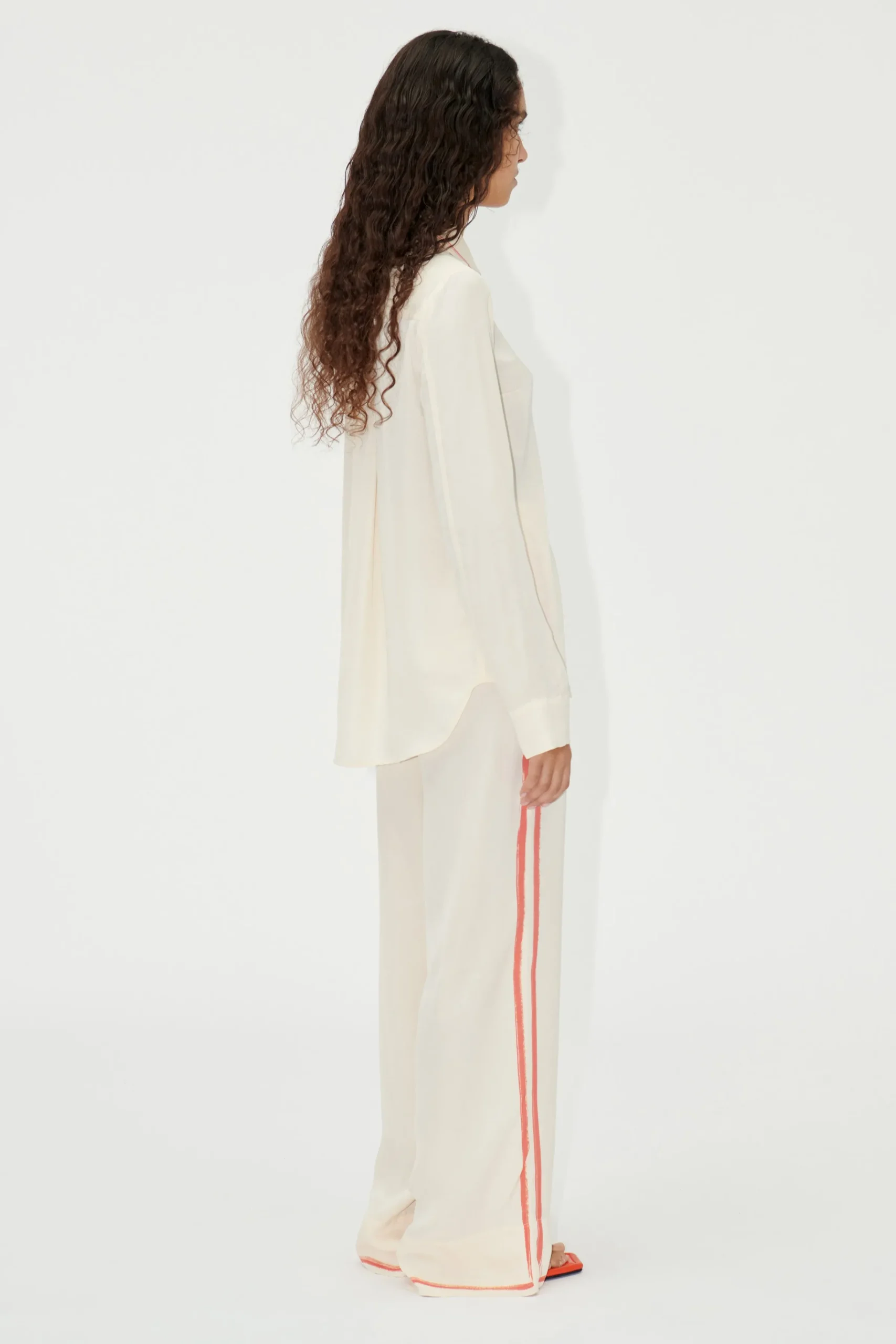 SGEmi Pants - Tangerine Paintbrush-STINE GOYA Store