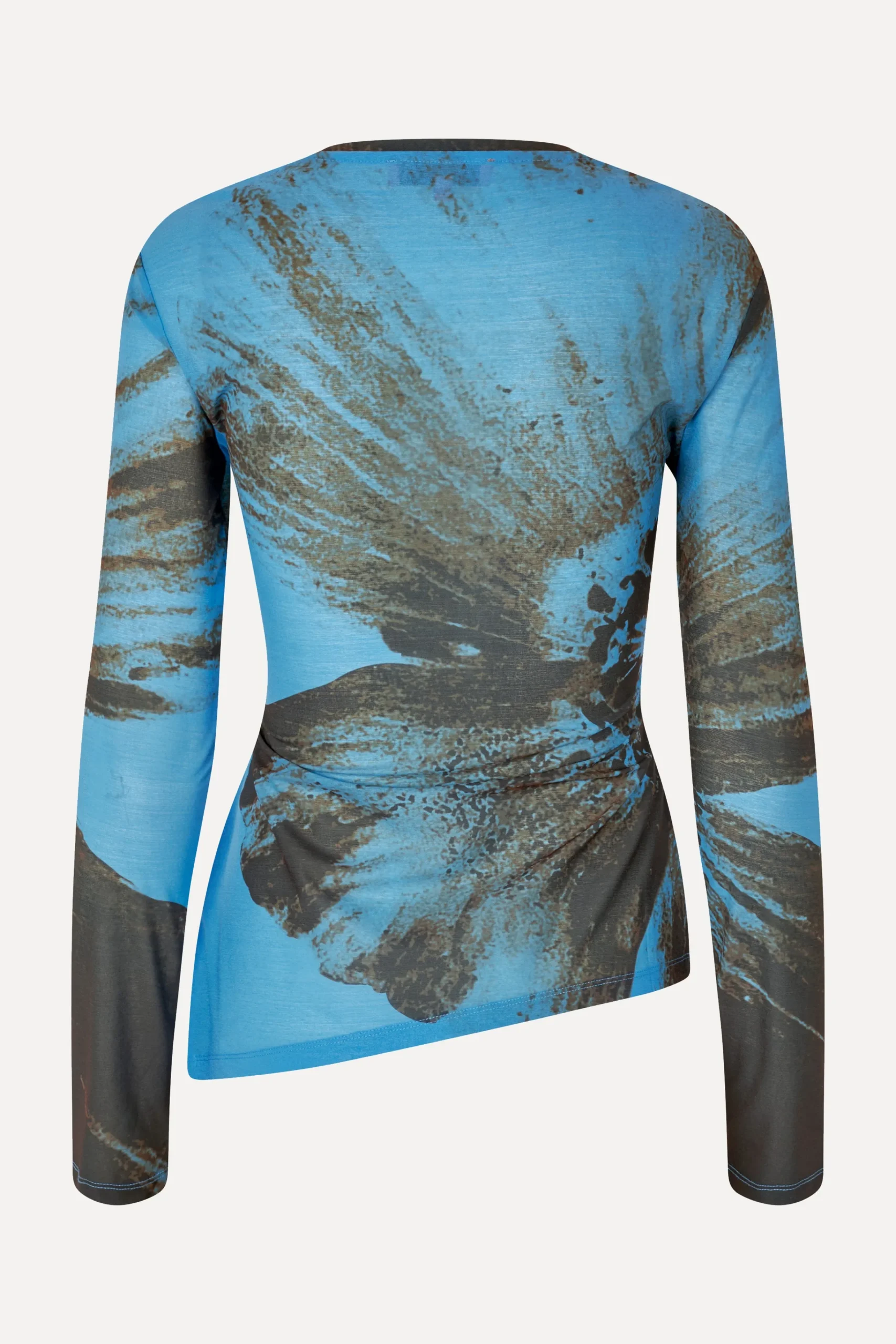 SGFlorian Blouse - Brown Brush Stroke Poppy-STINE GOYA Hot