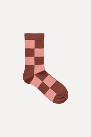 SGIggy Socks - Rosewood Check-STINE GOYA Hot