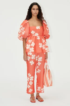 SGIsra Pants - Ditzy Poppies-STINE GOYA Fashion