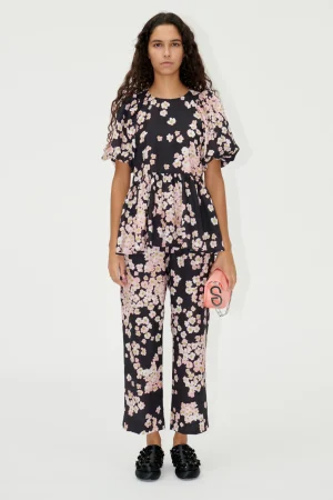 SGIsra Pants - Pink Ditzy Flowers-STINE GOYA Shop