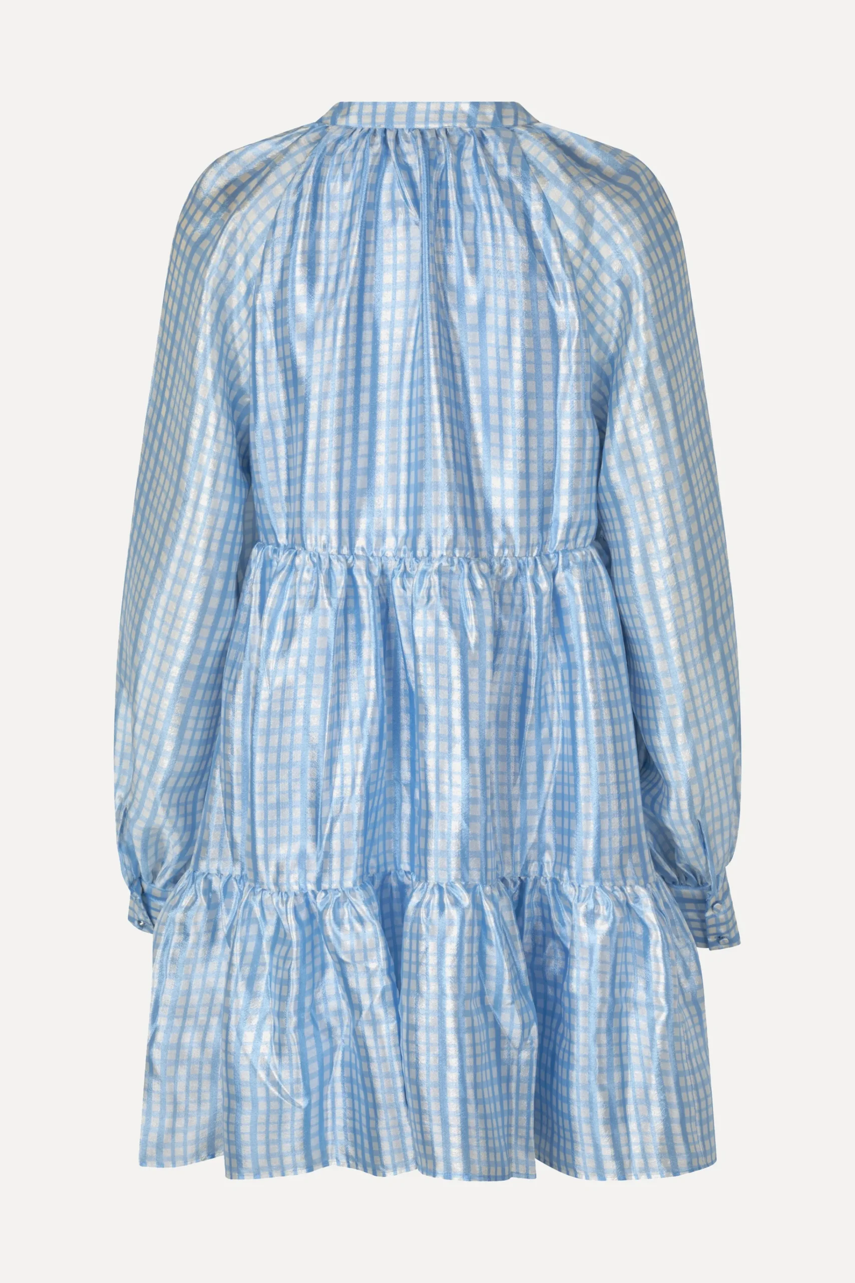 SGJasmine Dress - Blue Check-STINE GOYA Outlet