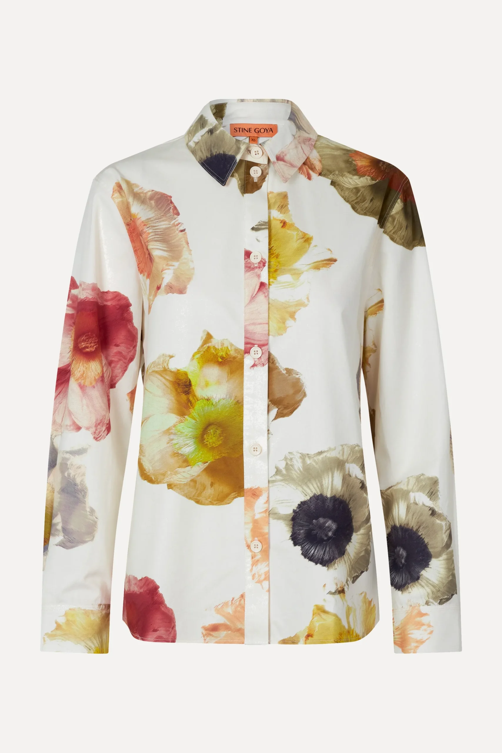 SGMartina Shirt - Pastel Poppies-STINE GOYA New
