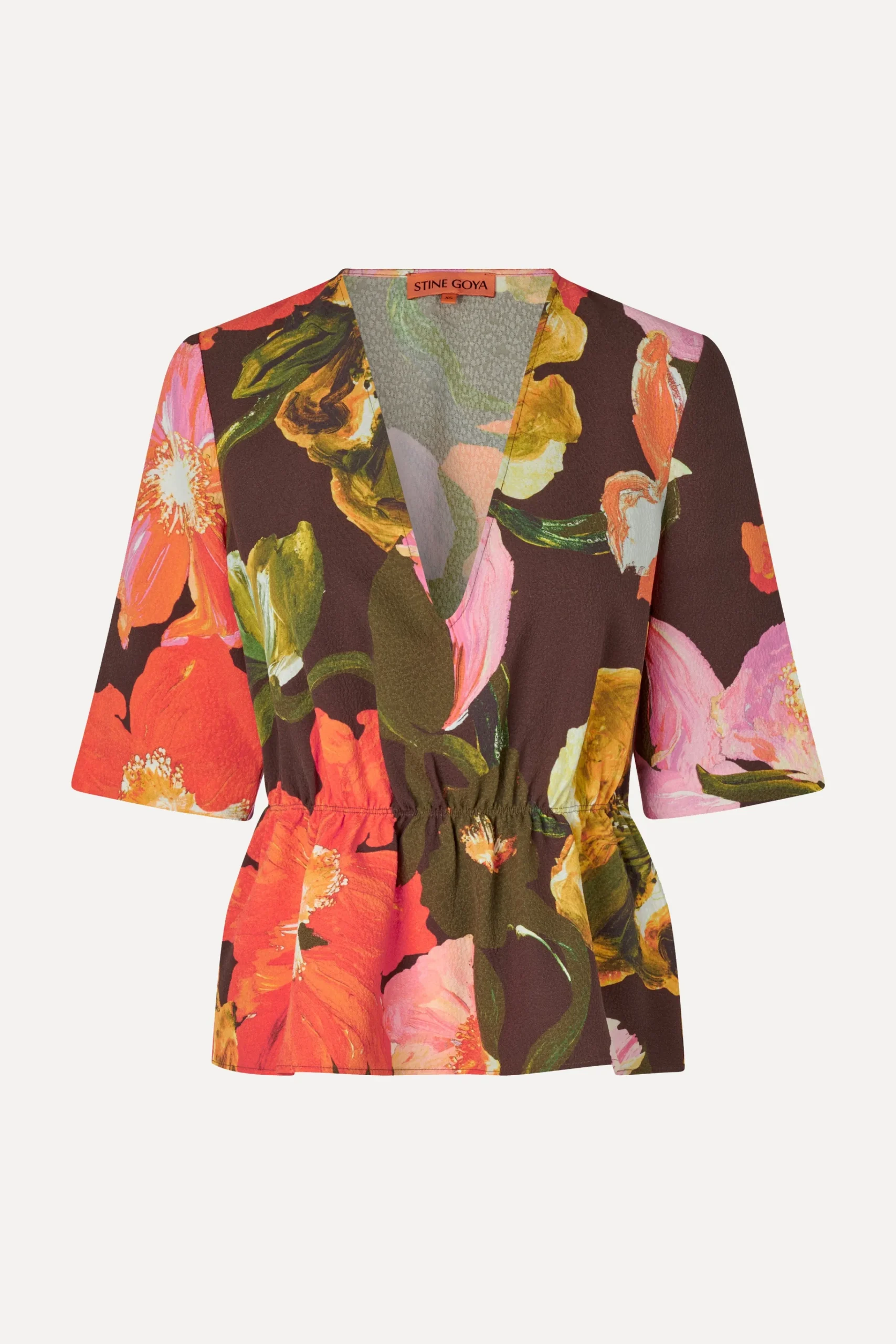 SGNaica Top - Summer Night Poppies-STINE GOYA New