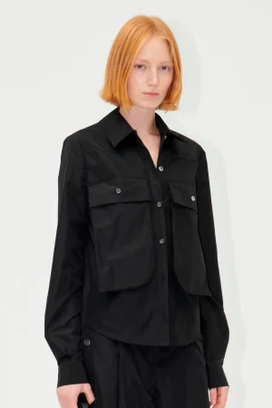 SGSarah Shirt - Jet Black-STINE GOYA Hot