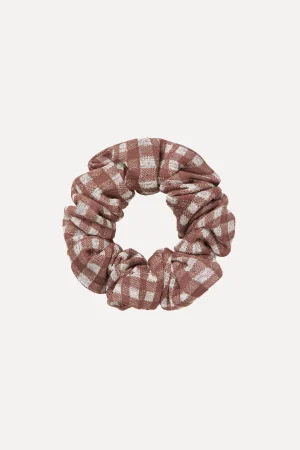 SGScrunchie - Brown Check-STINE GOYA Best