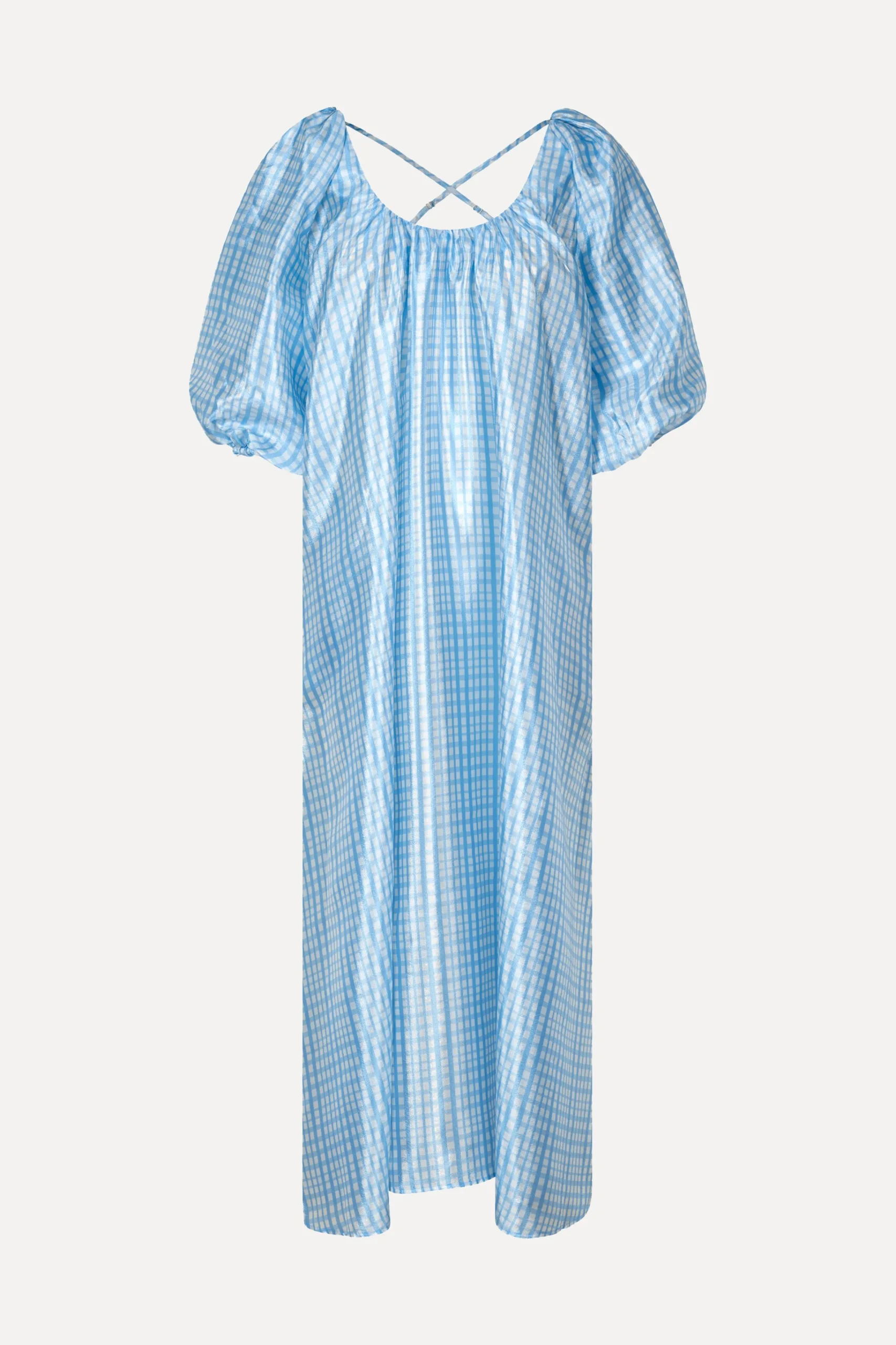 SGTeresa Dress - Blue Check-STINE GOYA Hot