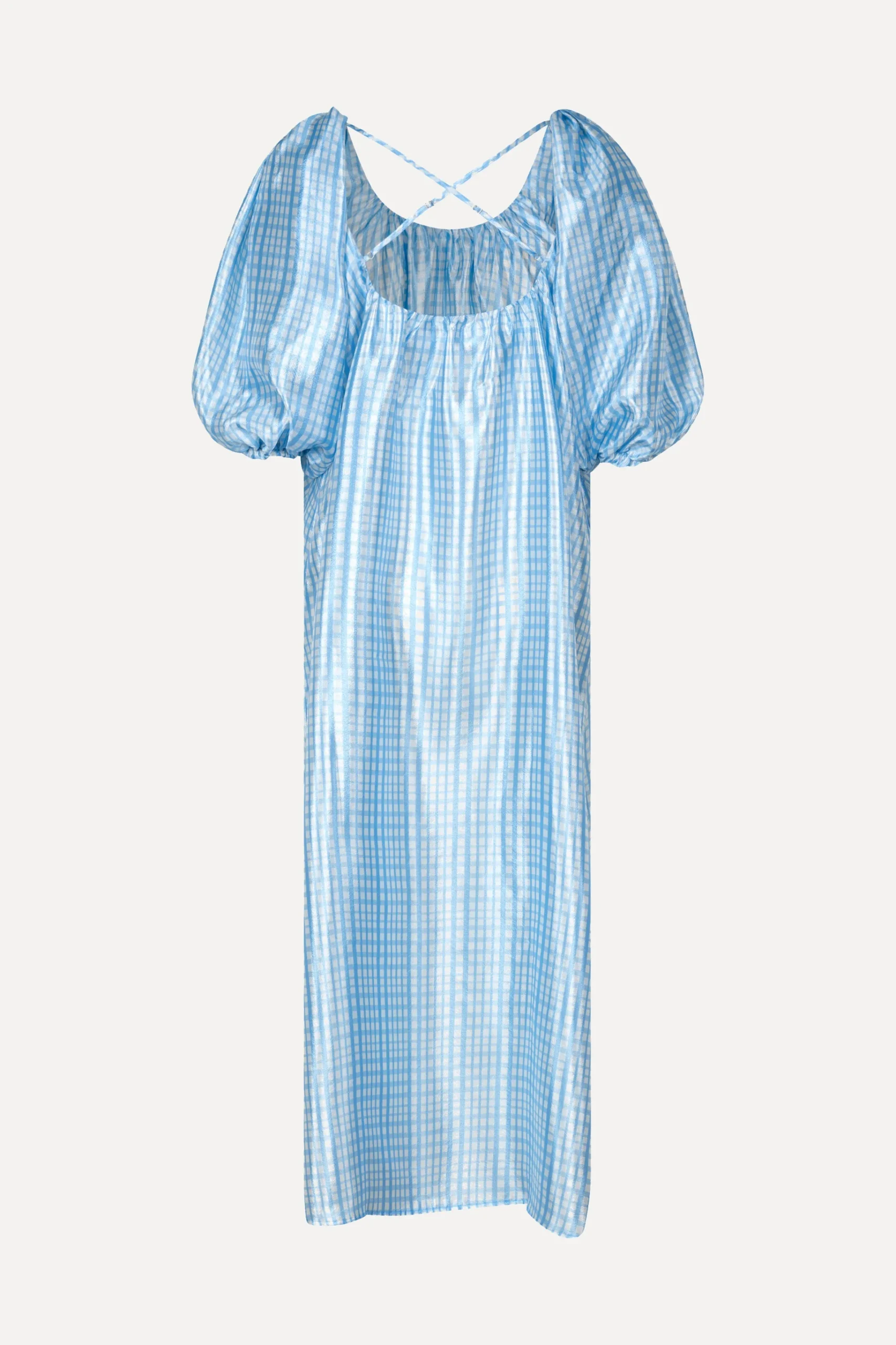 SGTeresa Dress - Blue Check-STINE GOYA Hot
